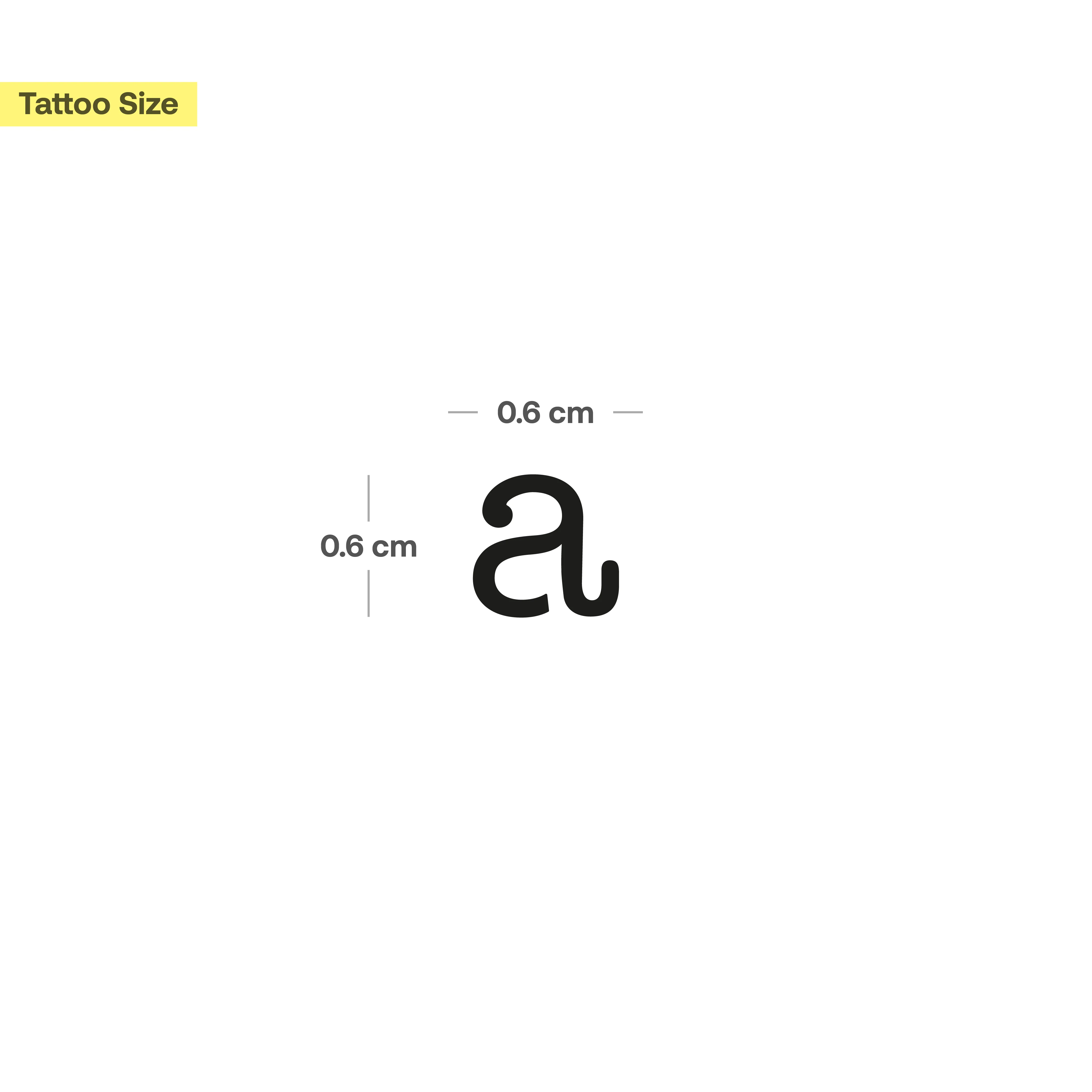 Tatouage a minuscule