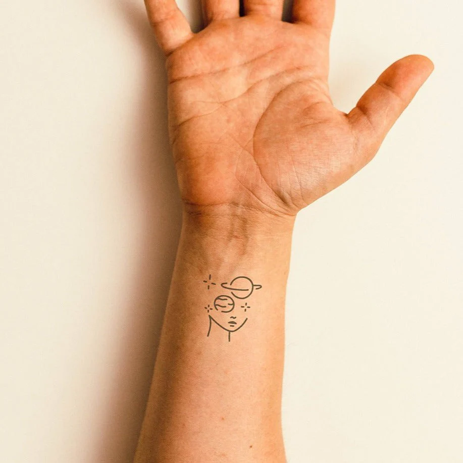Tatouage Visage Astro