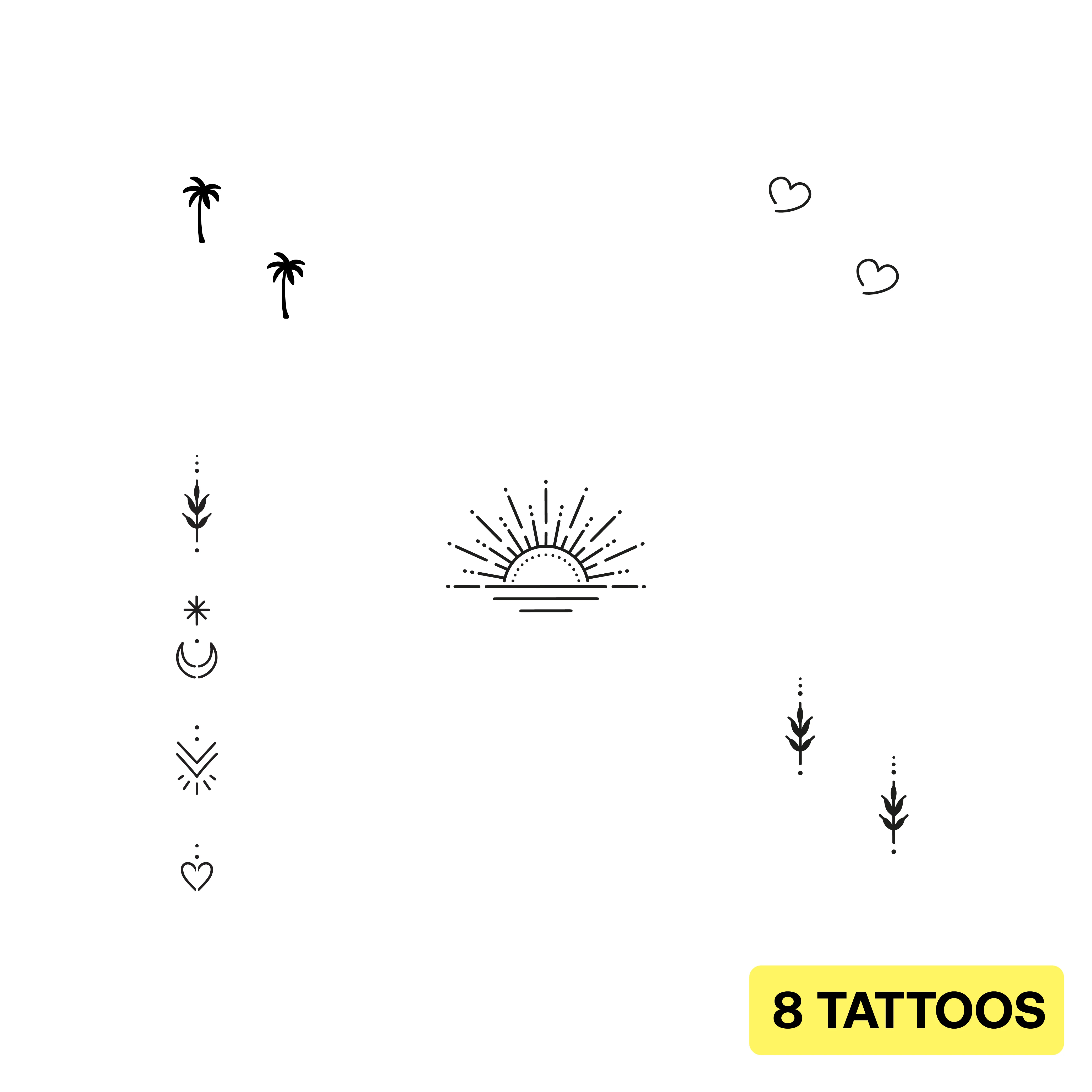 Lot de tatouages des meilleurs amis - Image 3