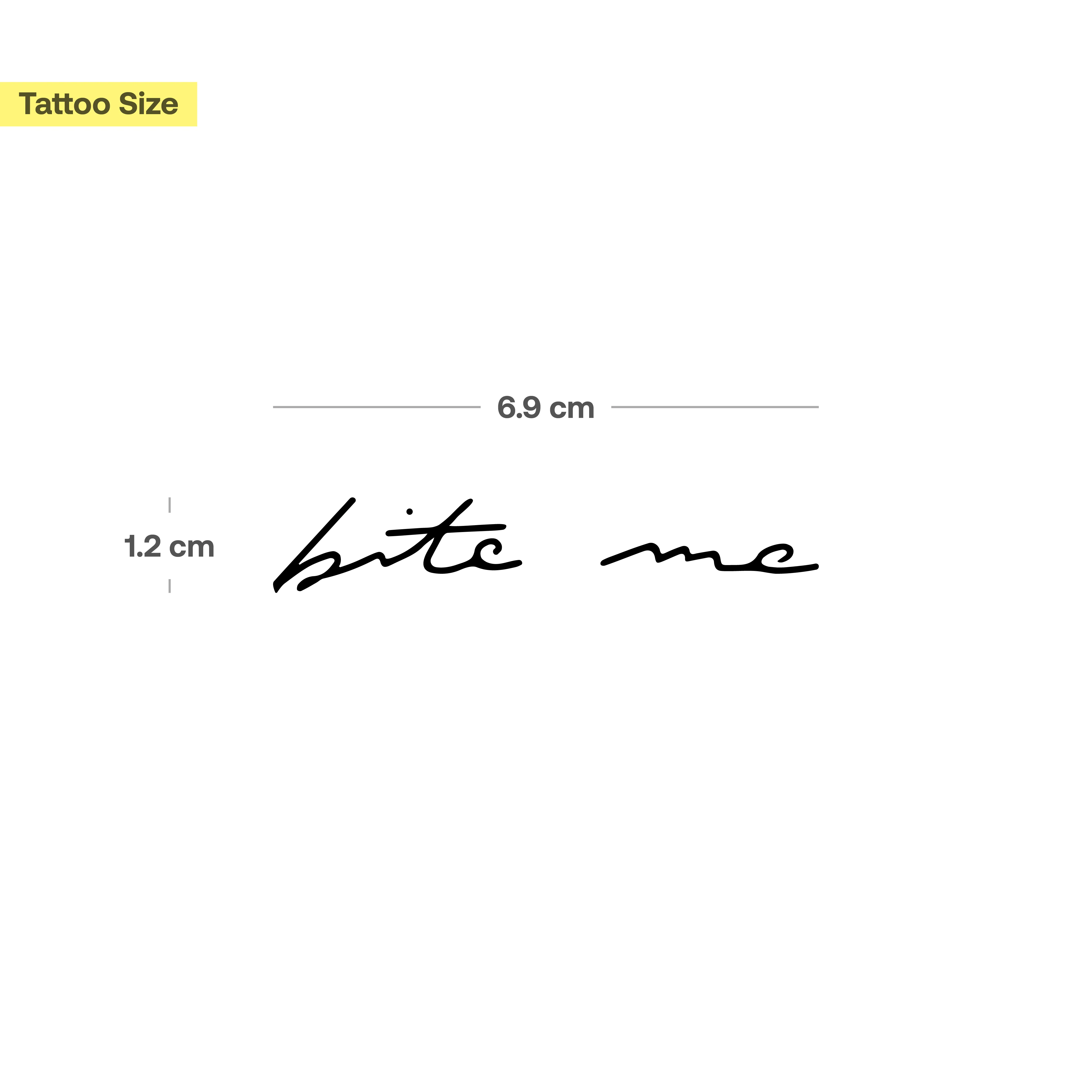 Tatouage Bite Me - Image 3