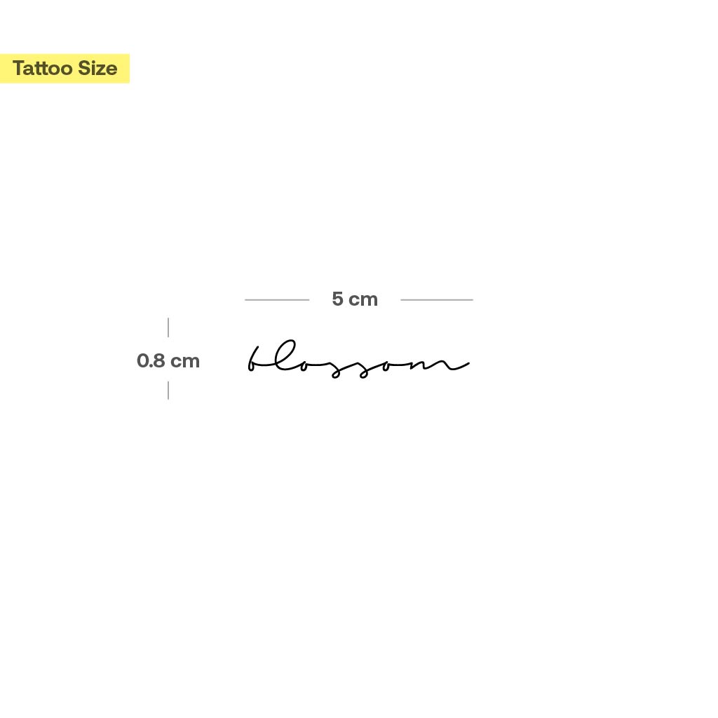 Tatouage "Blossom" - Image 3