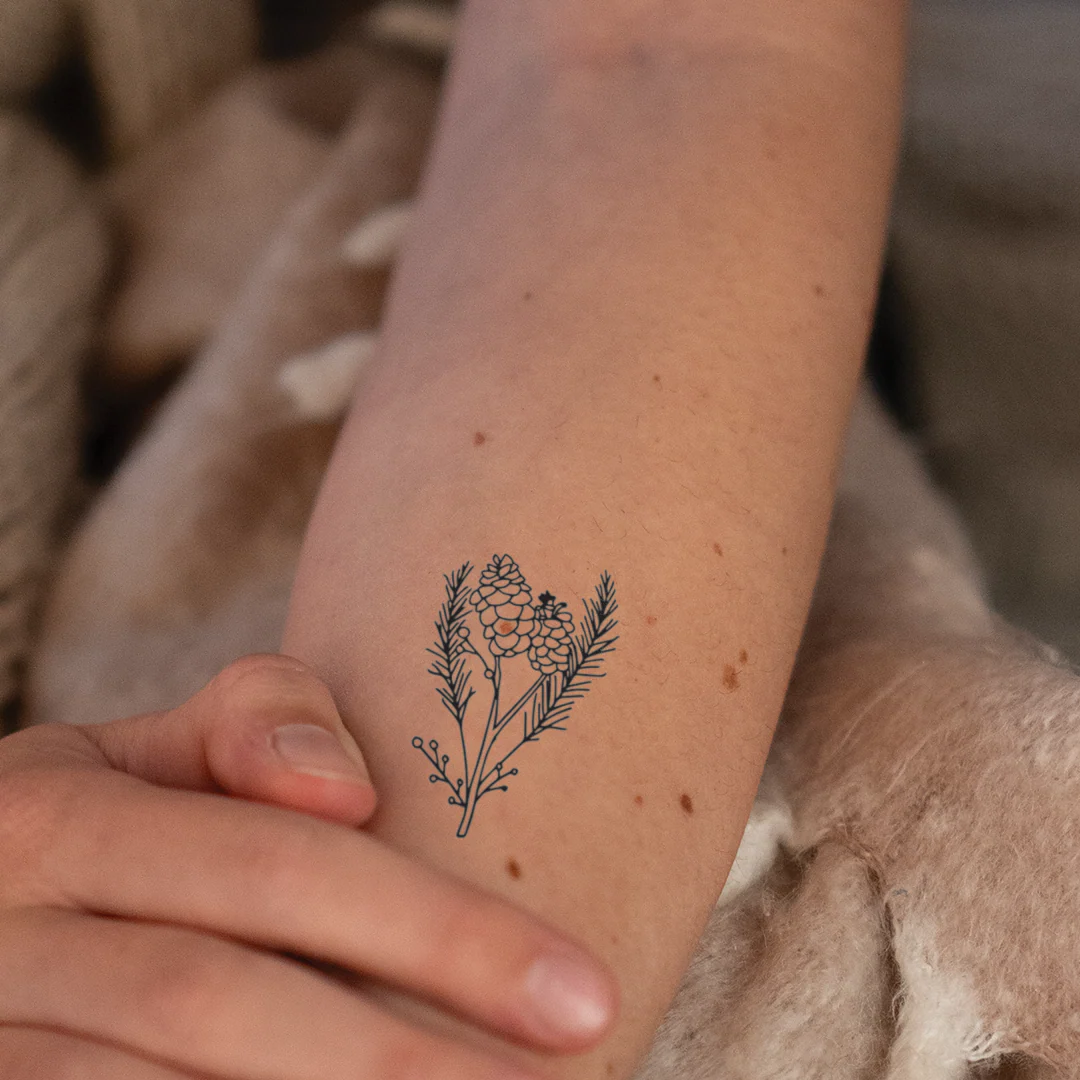Tatouage Branche de Sapin
