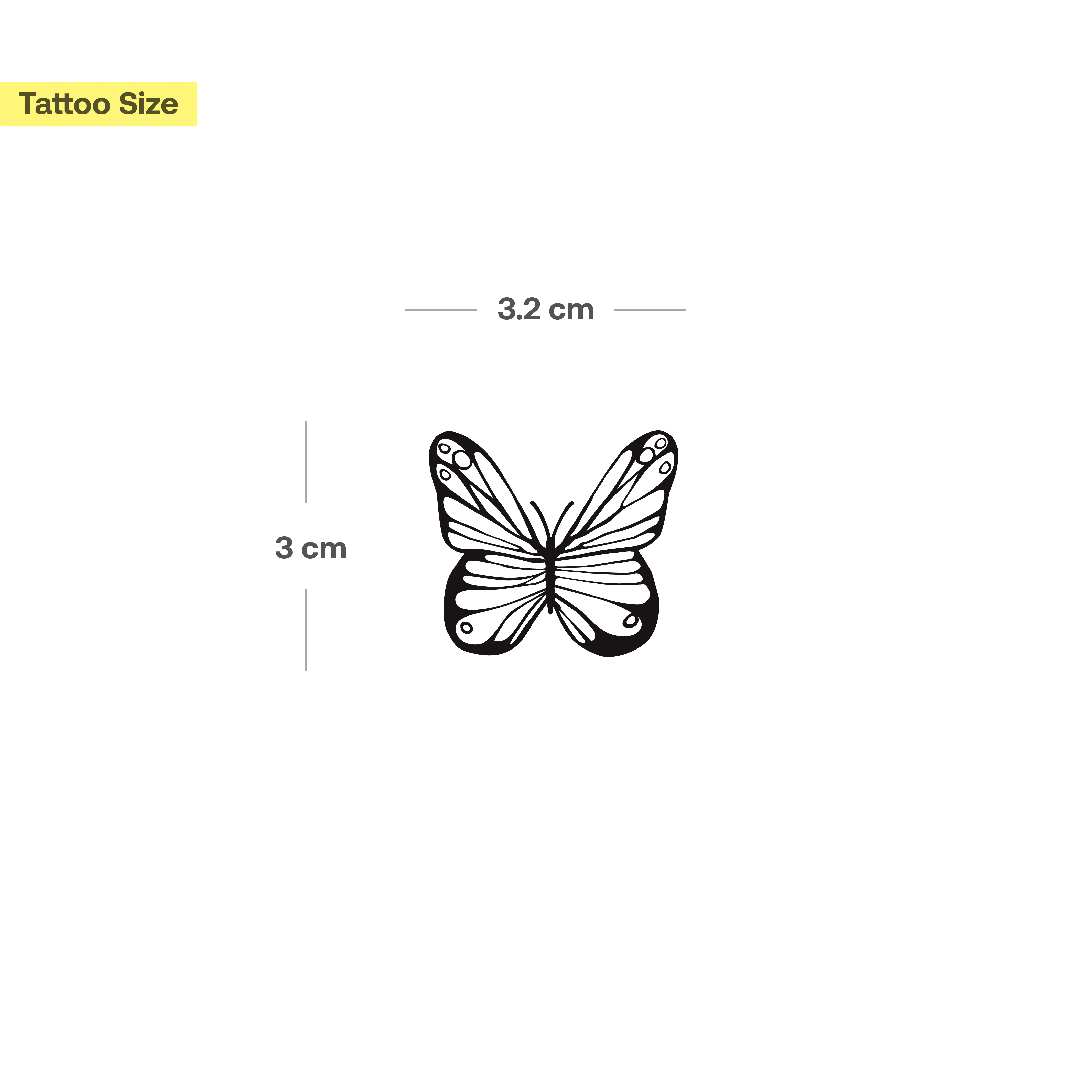 Beau tatouage papillon - Image 3