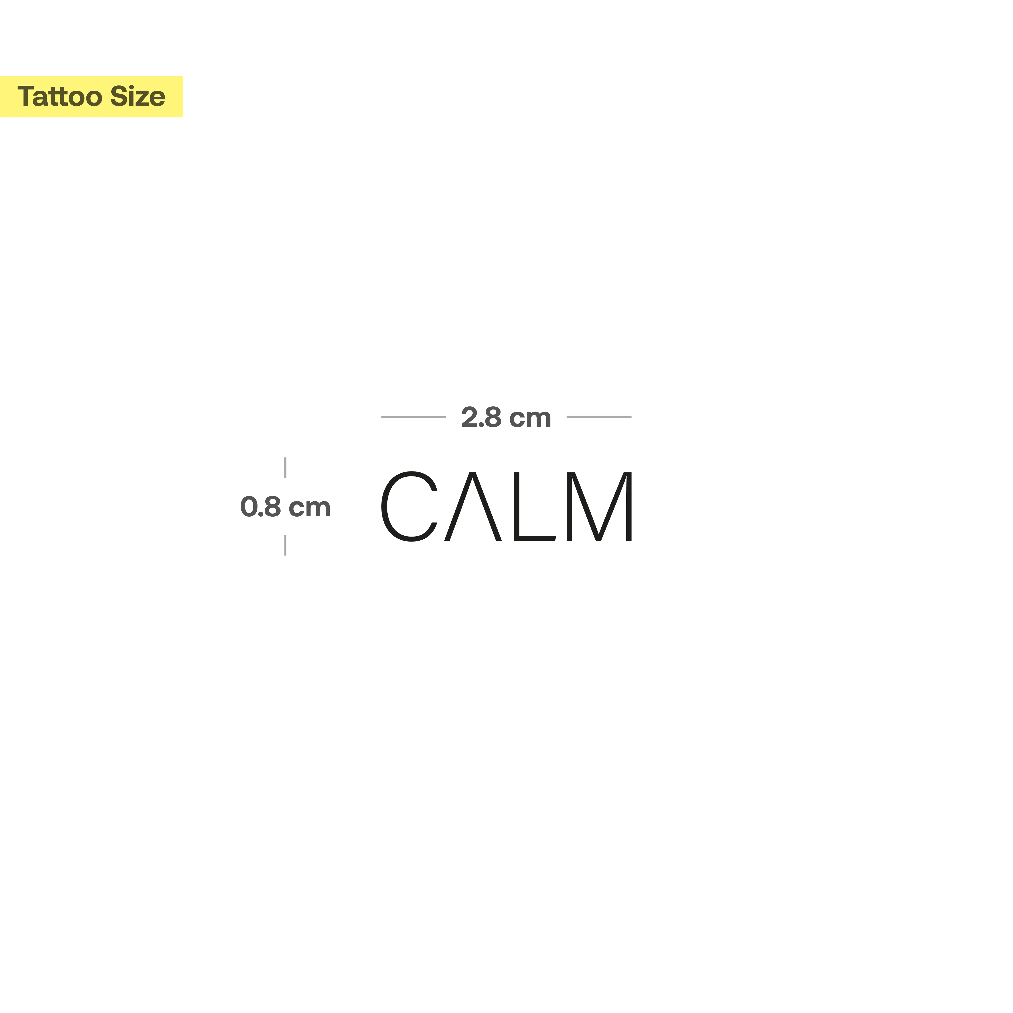 Tatouage Calm - Image 3