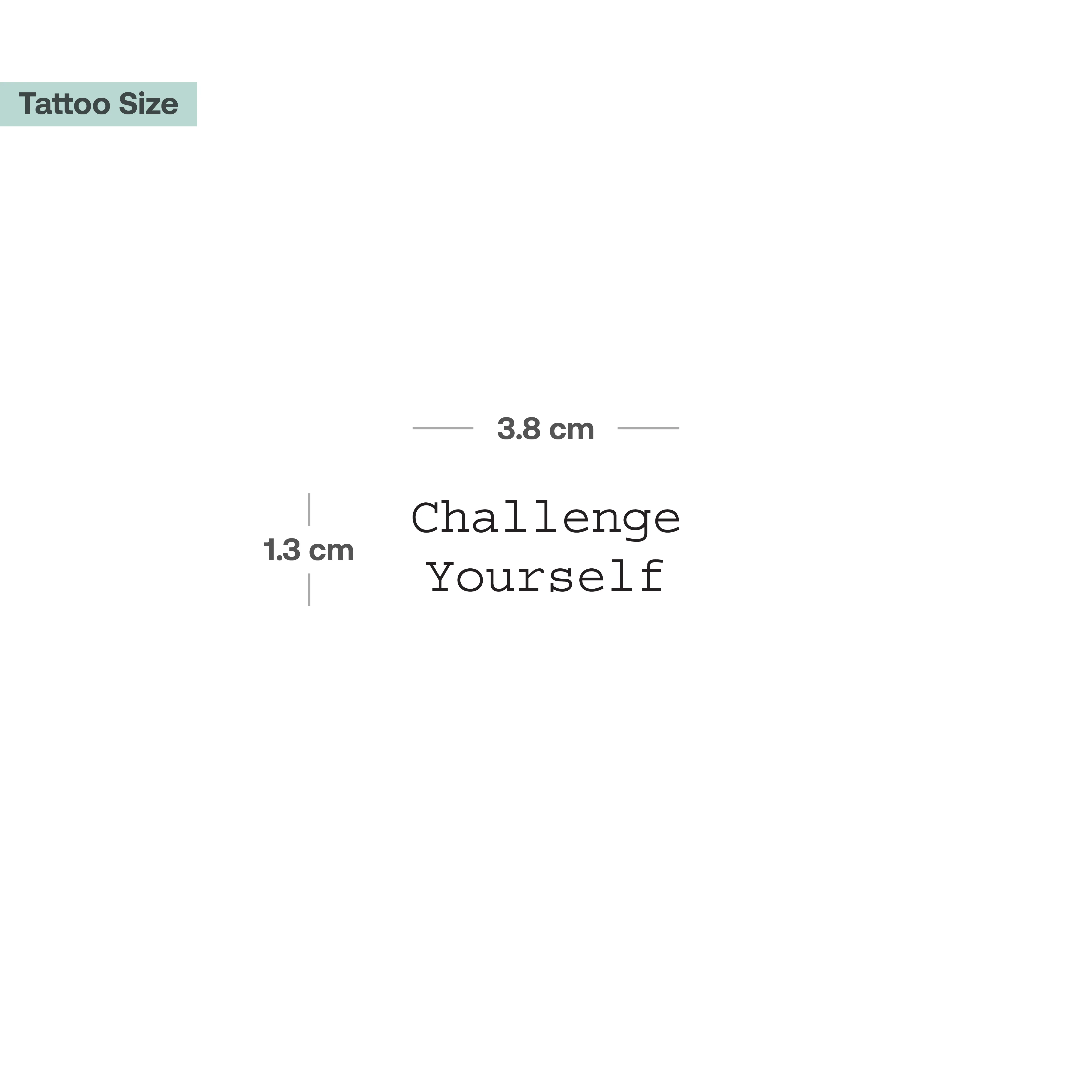 Tatouage Challenge Yourself - Image 3