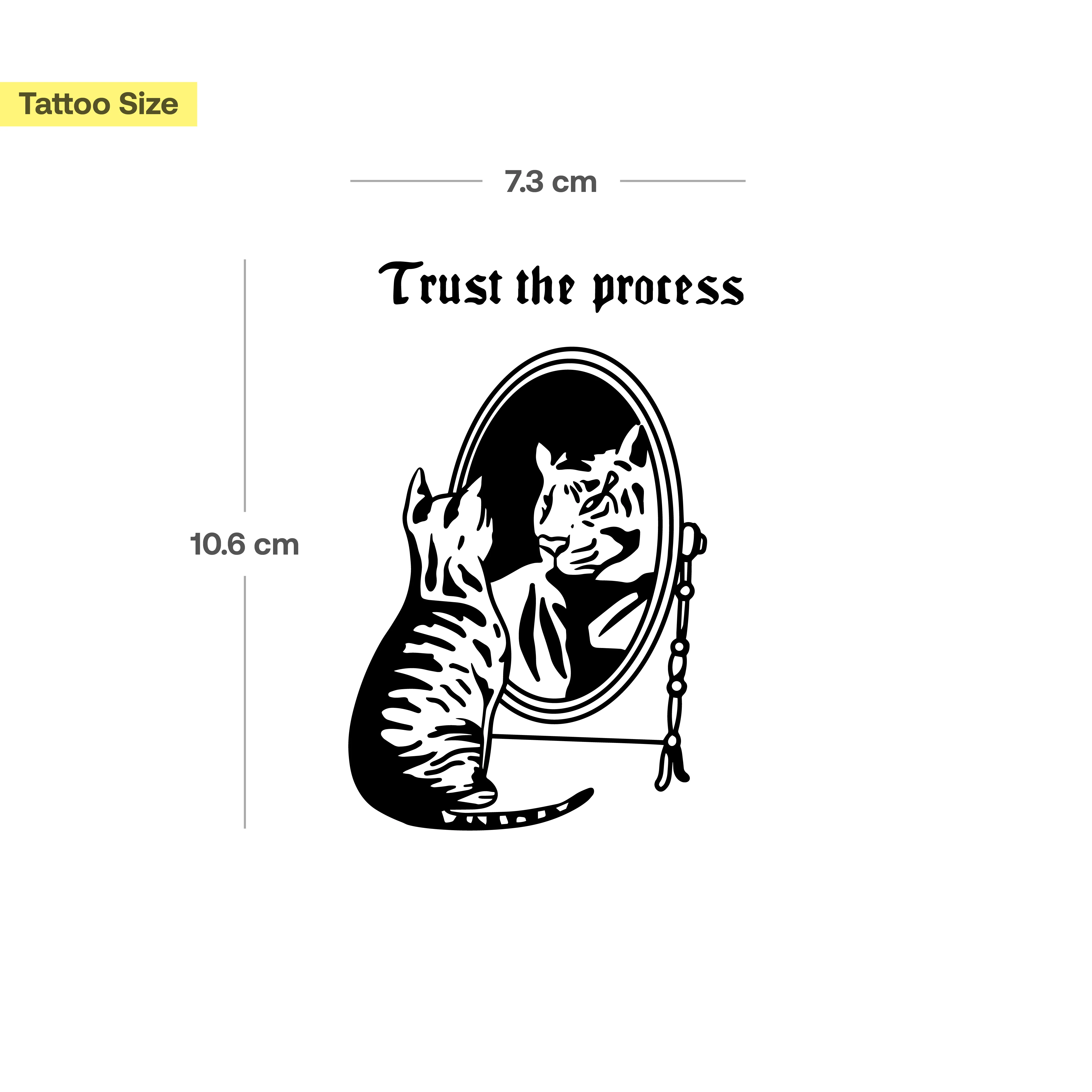 Chat vs tigre Trust the Process - Image 3