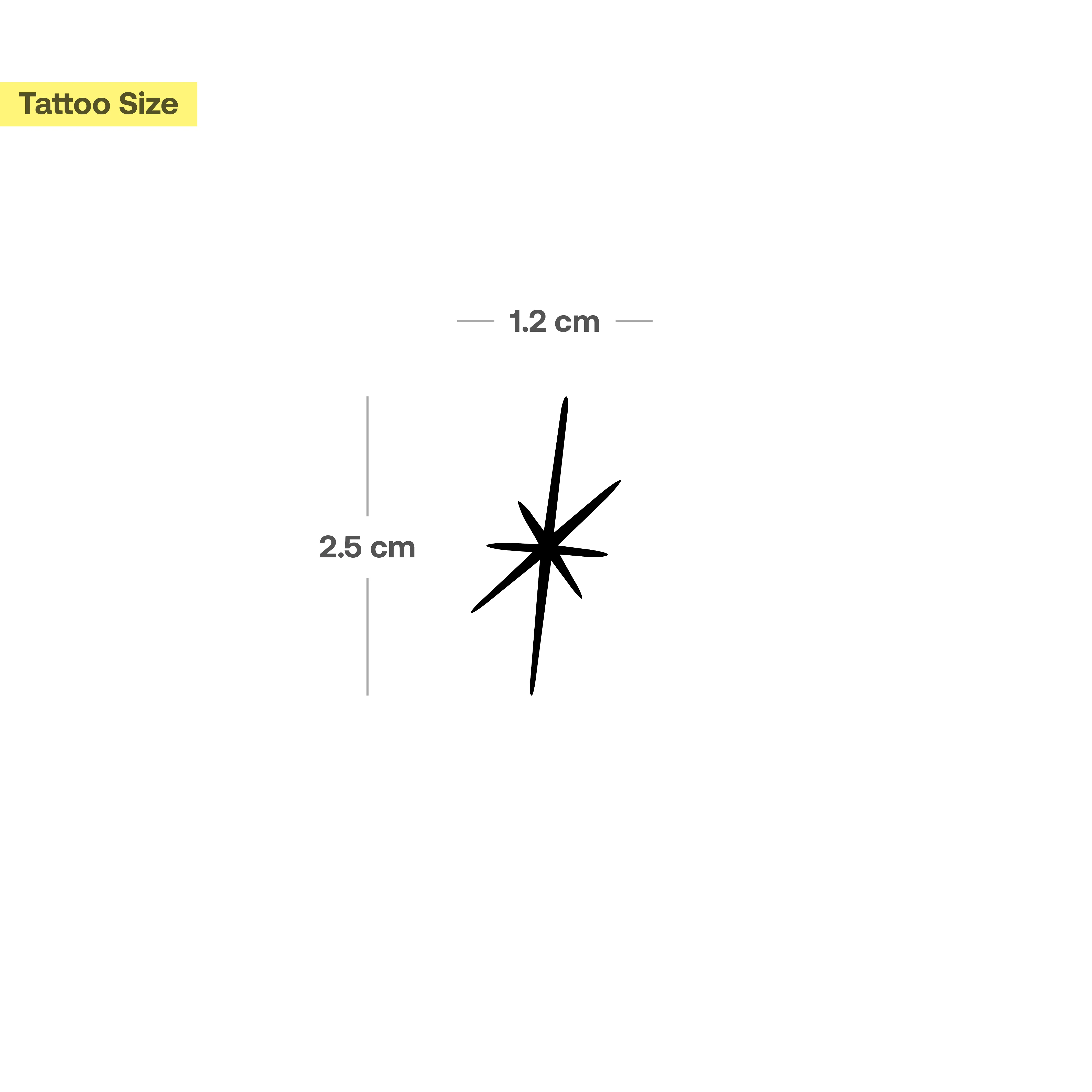 Tatouage Ornement d'Étoile - Image 3