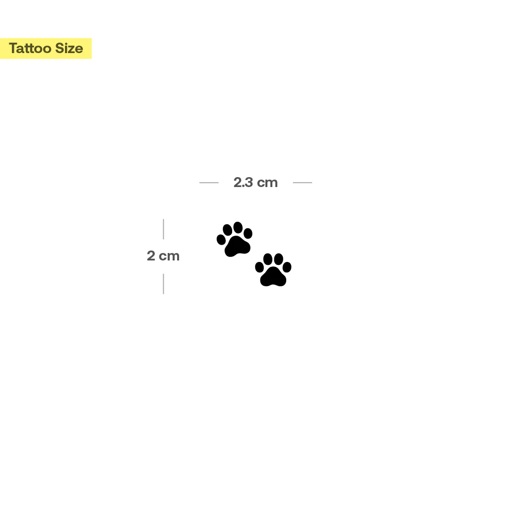 Tatouage doubles pattes - Image 3