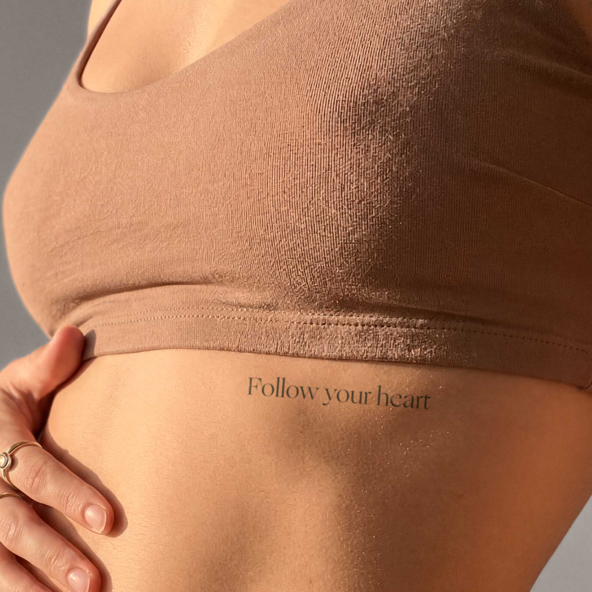 Tatouage "Follow your heart"