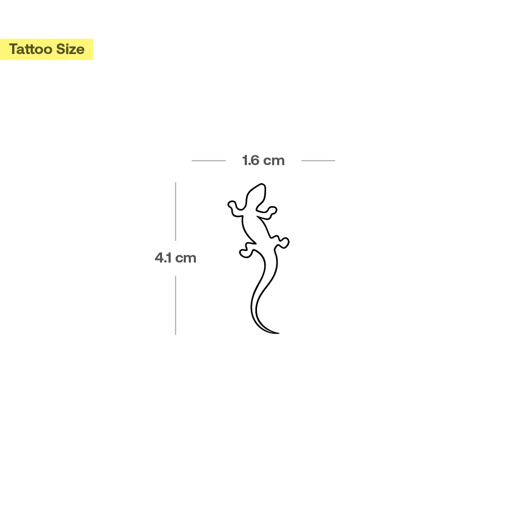 Tatouage gecko - Image 3