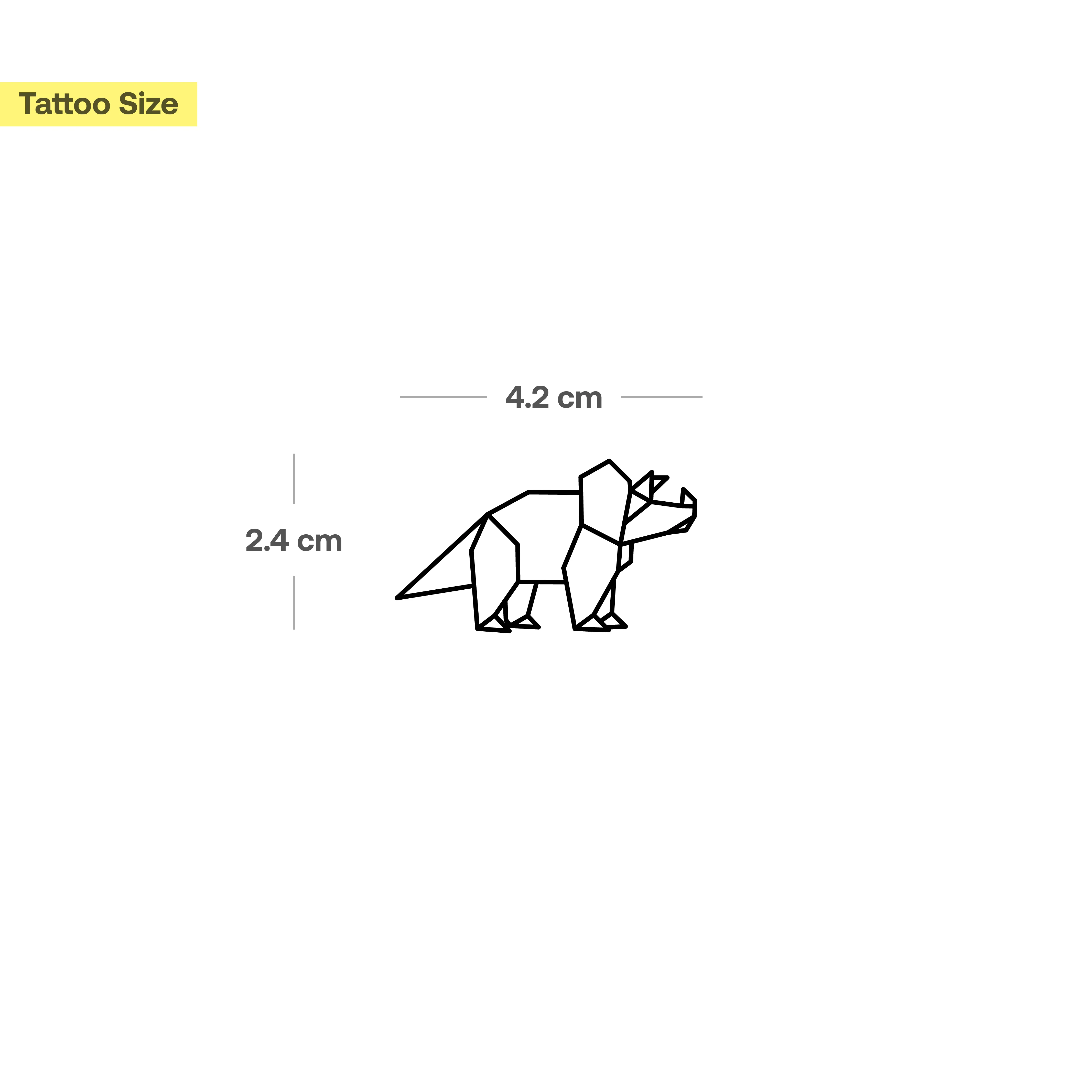 Tricératops géométrique - Image 3