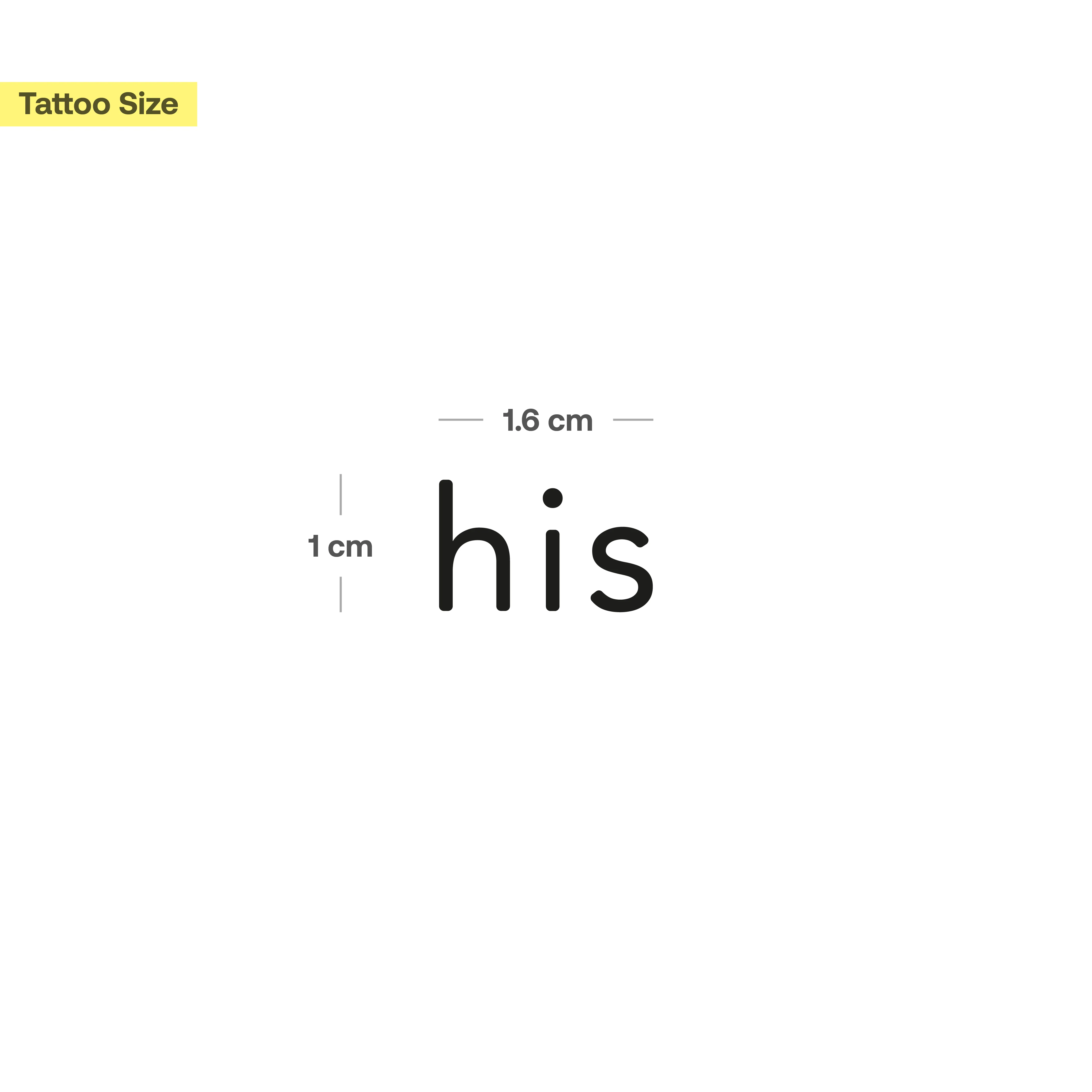 Tatouage His - Image 3