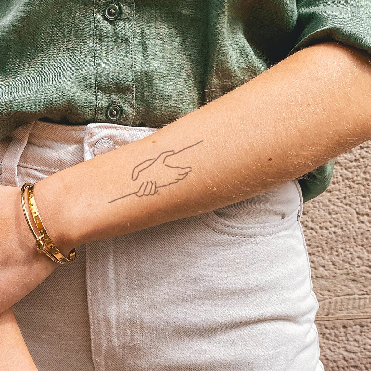 Tatouage Mains qui se tiennent