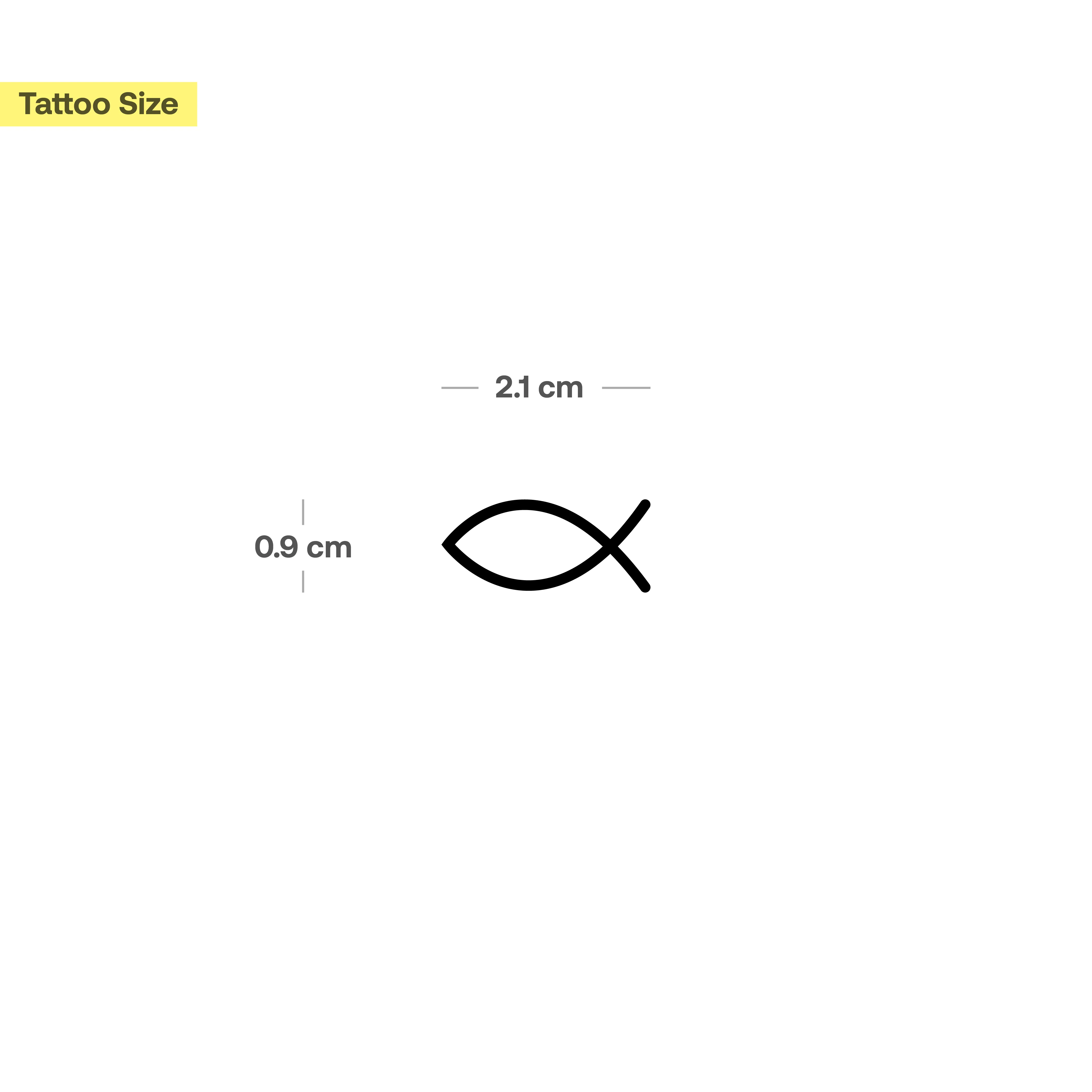Tatouage de poisson Ichthys - Image 3