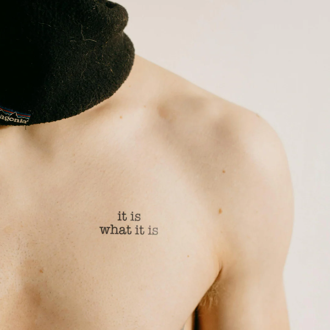 it is what it is