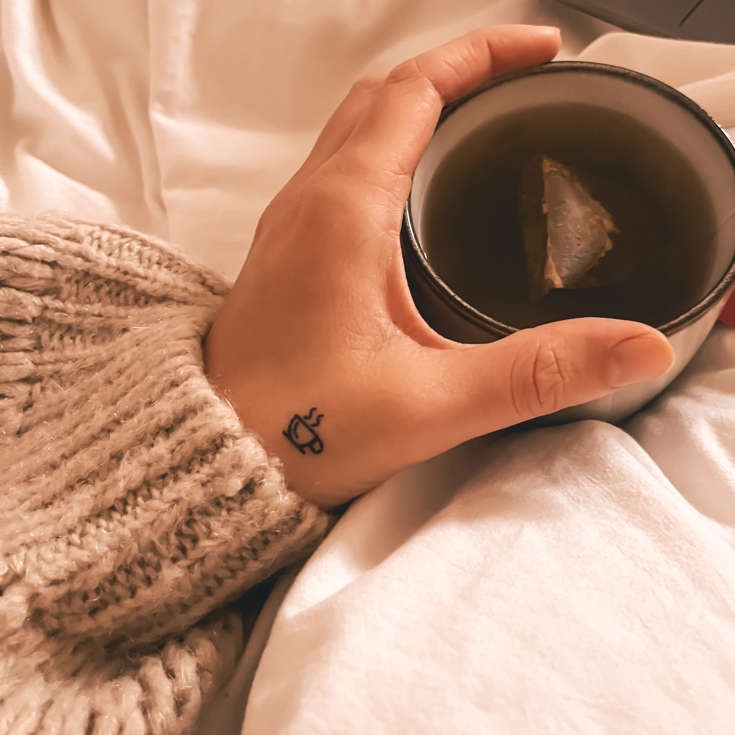 Tatouage de tasse de café
