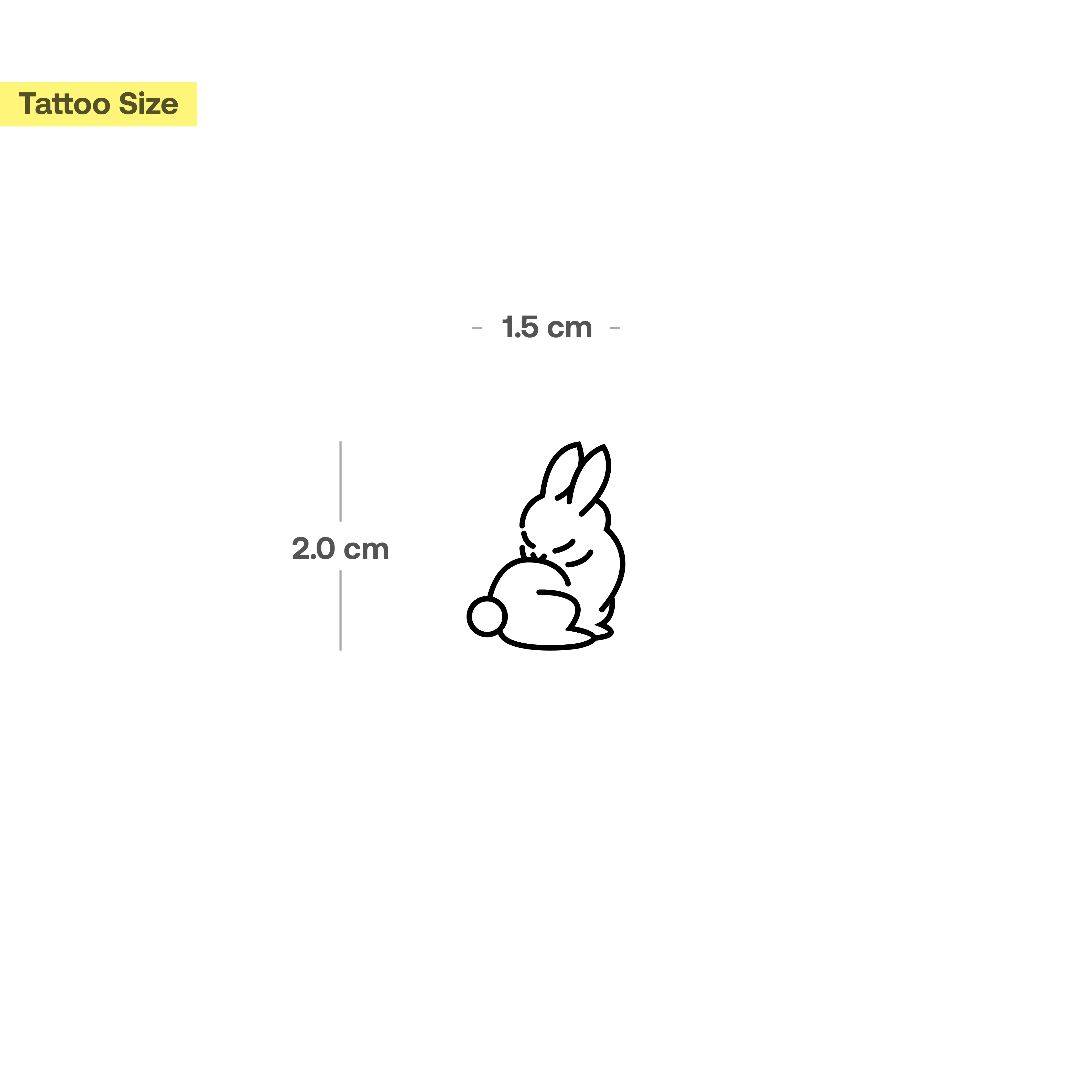 tatouage de lapin - Image 3
