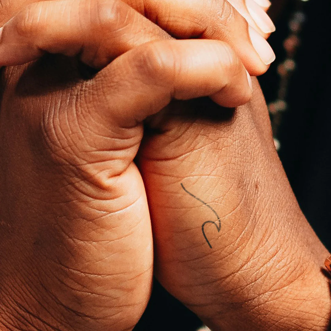 Tatouage petite vague