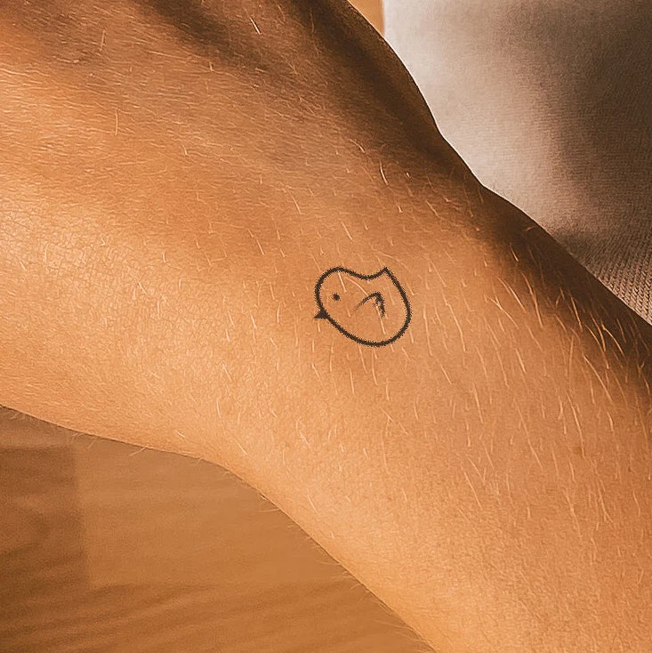 tatouage poussin