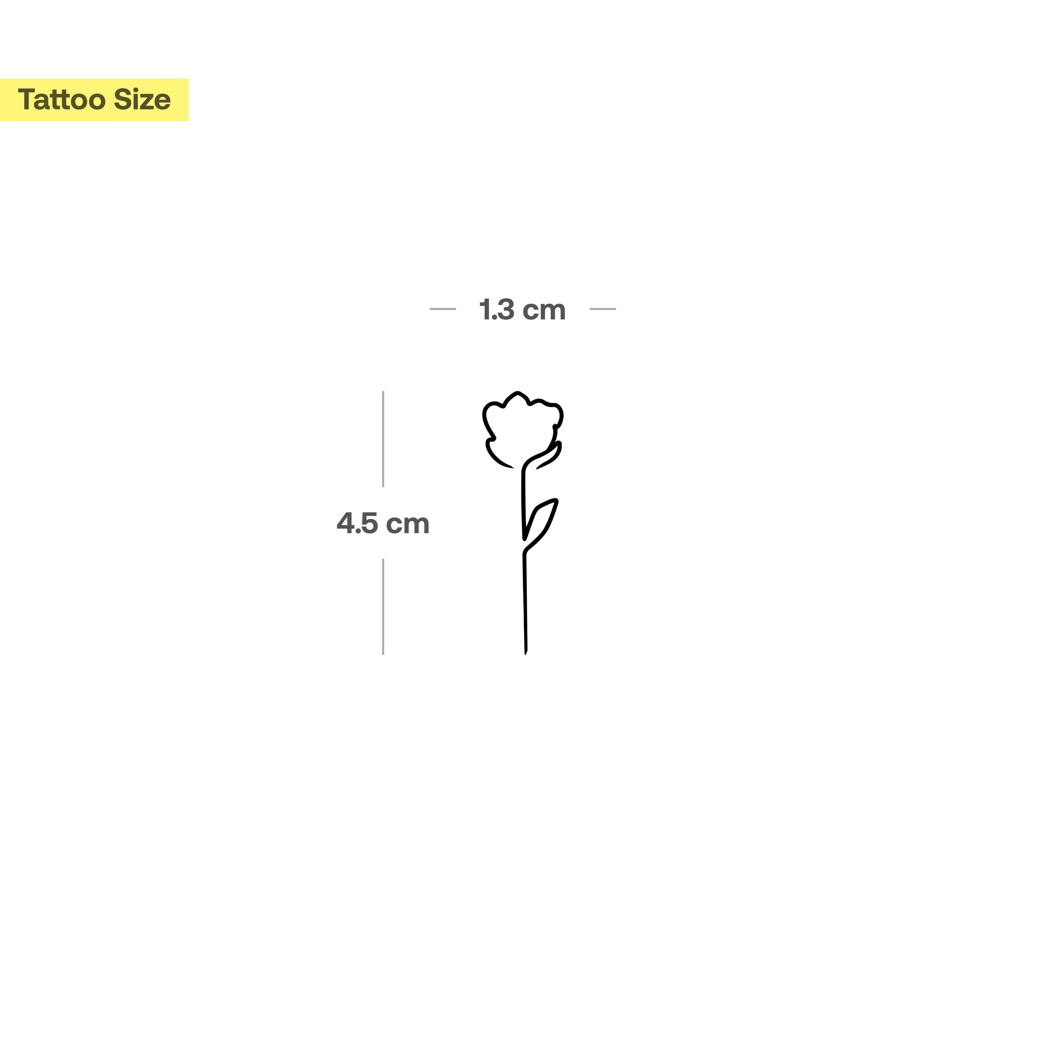 Tatouage ligne rose - Image 3