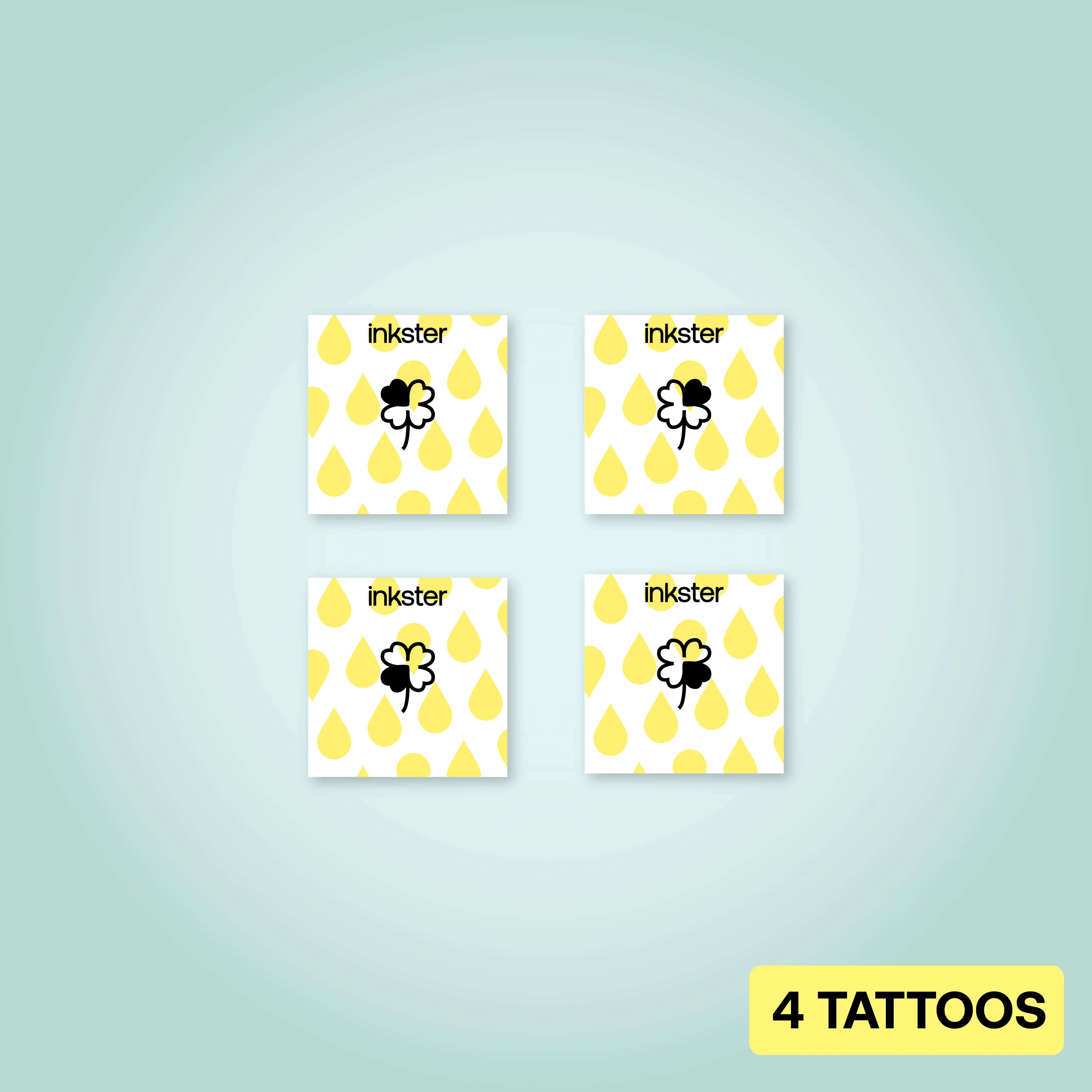 Lot de tatouages de trèfle de l'amitié