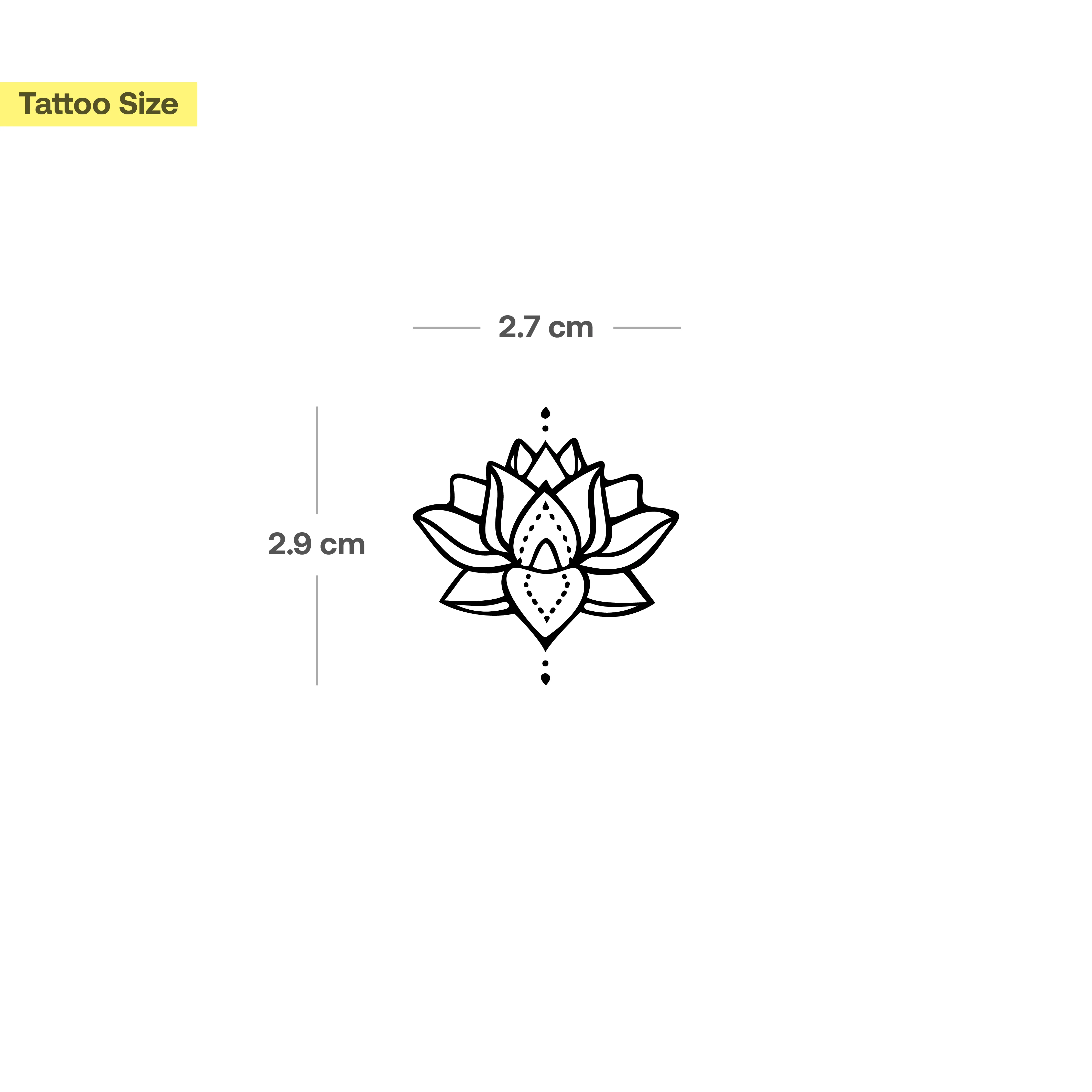 Tatouage de mandala de lotus - Image 3