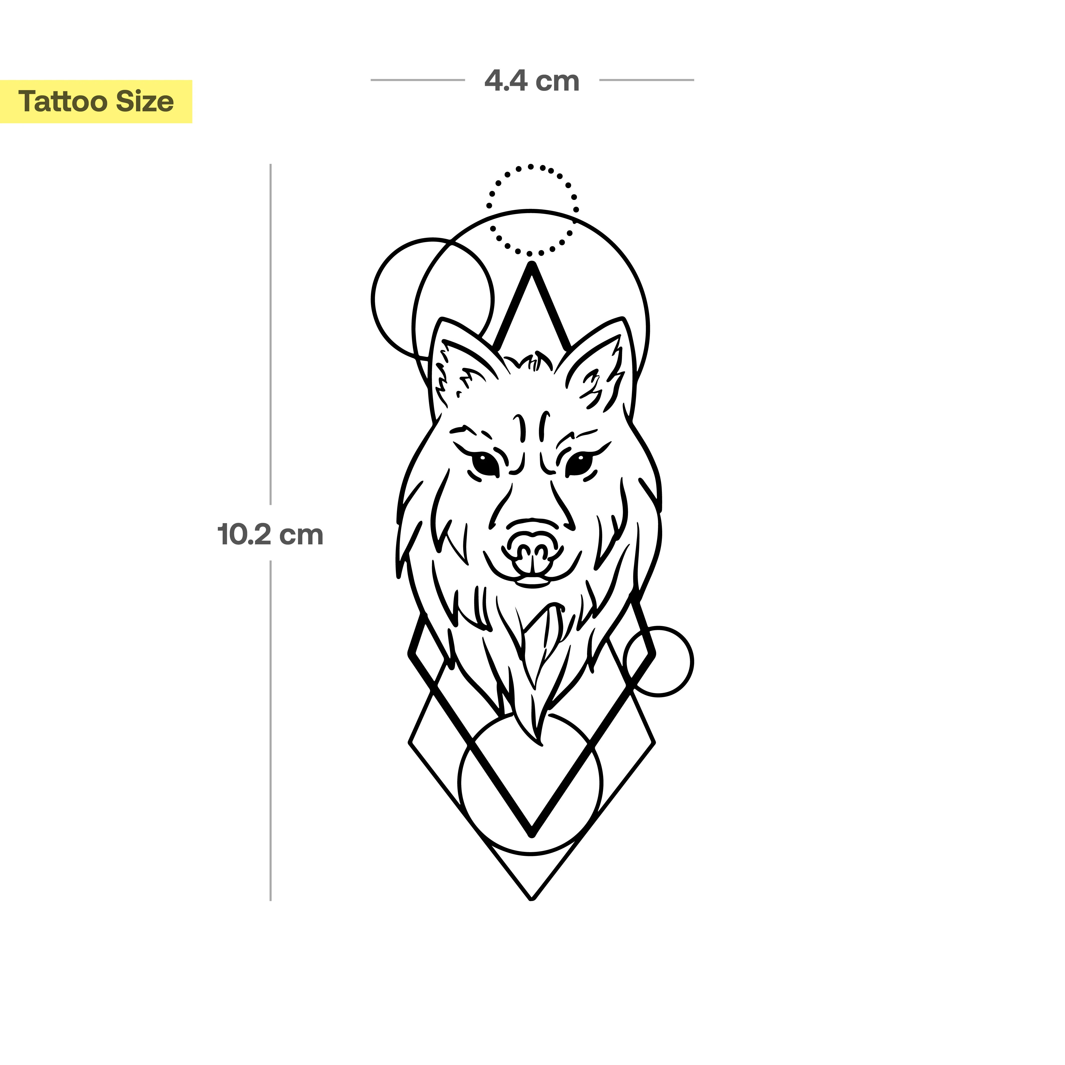 Loup avec formes - Image 3