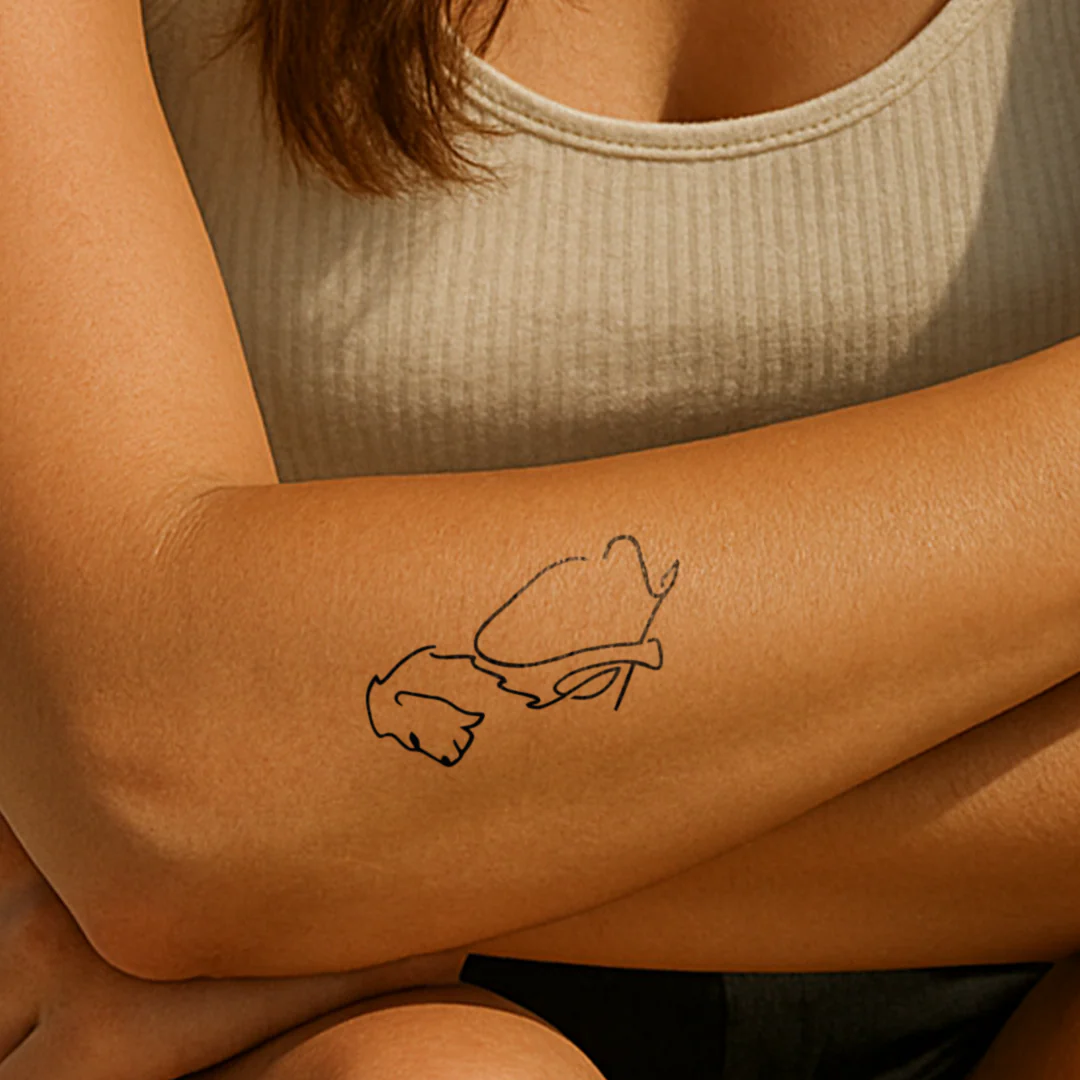 tatouage de lion - Image 4