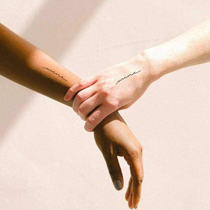 Tatouage Mine - Lot de 2