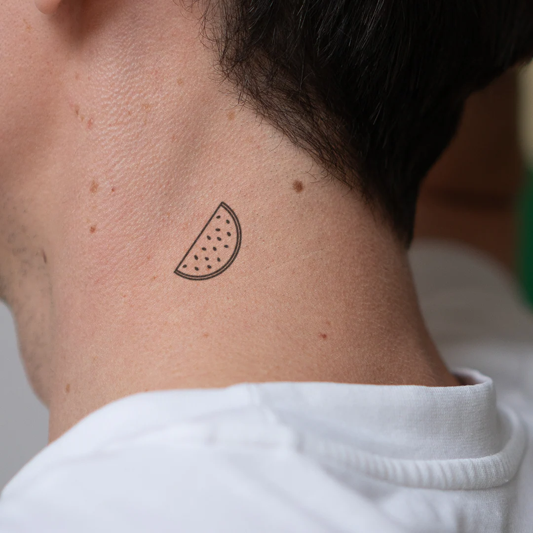 Mini Wassermelone Tattoo