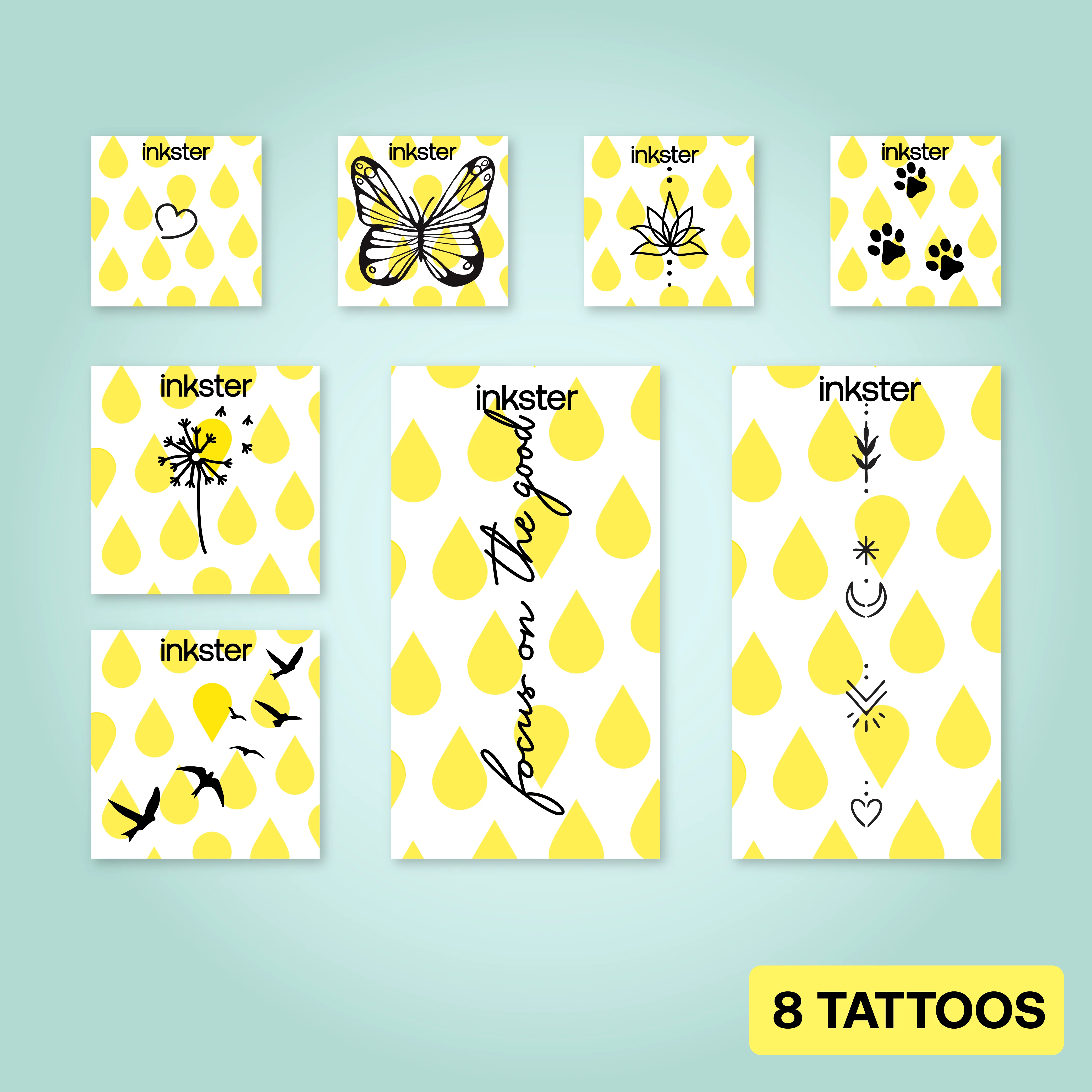 Lot de tatouages mixtes les plus vendus