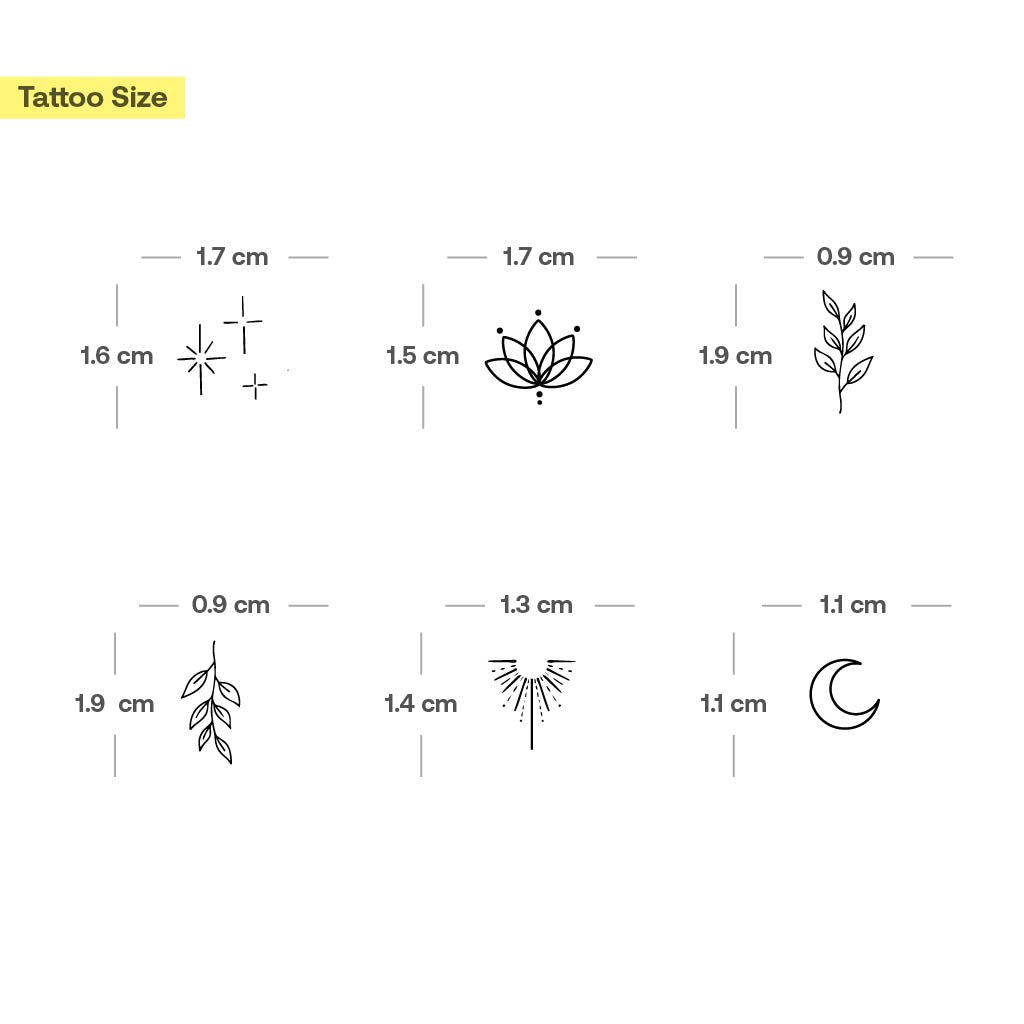 Tatouages de doigts nature et spiritualité - Image 3