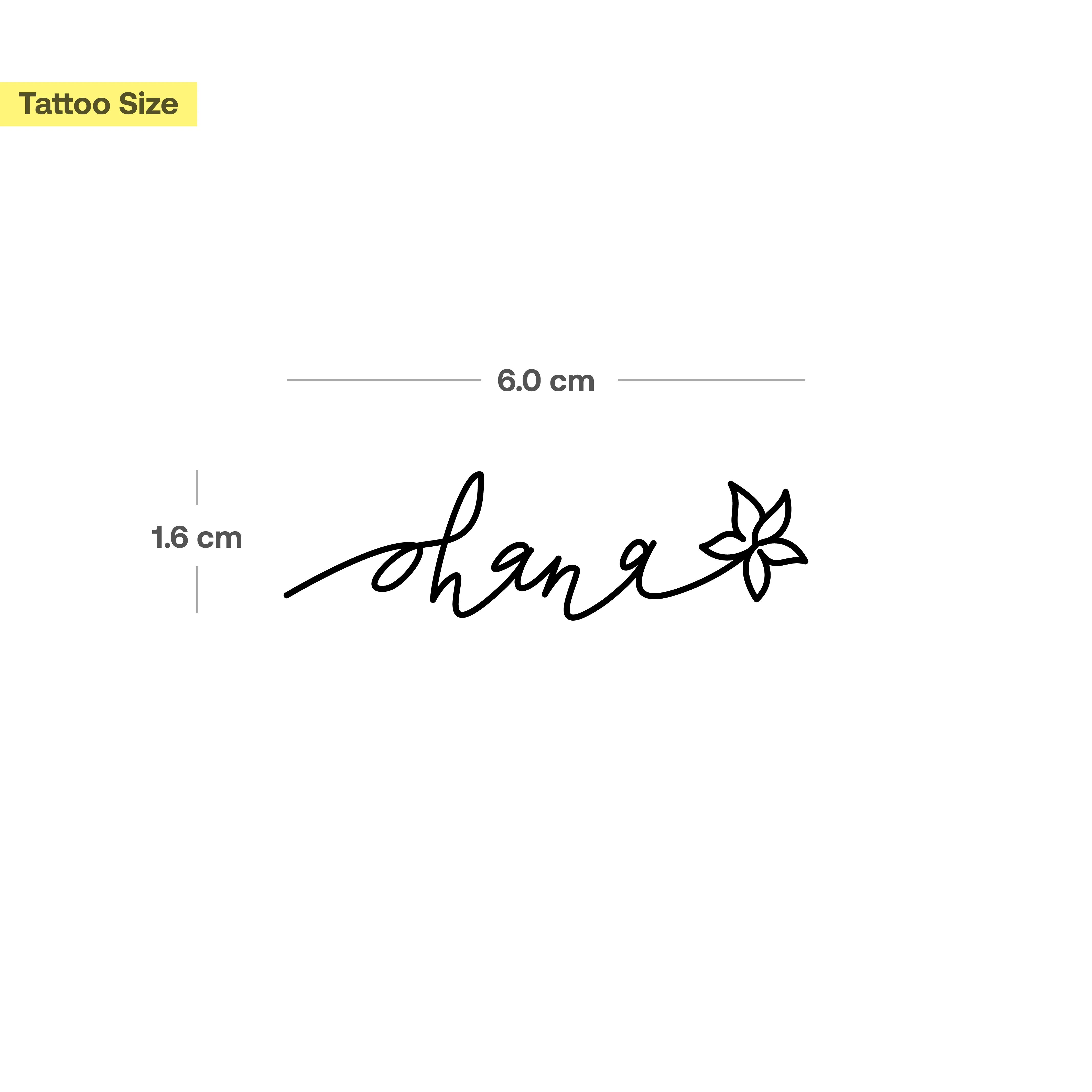 Tatouage fleur Ohana - Image 3
