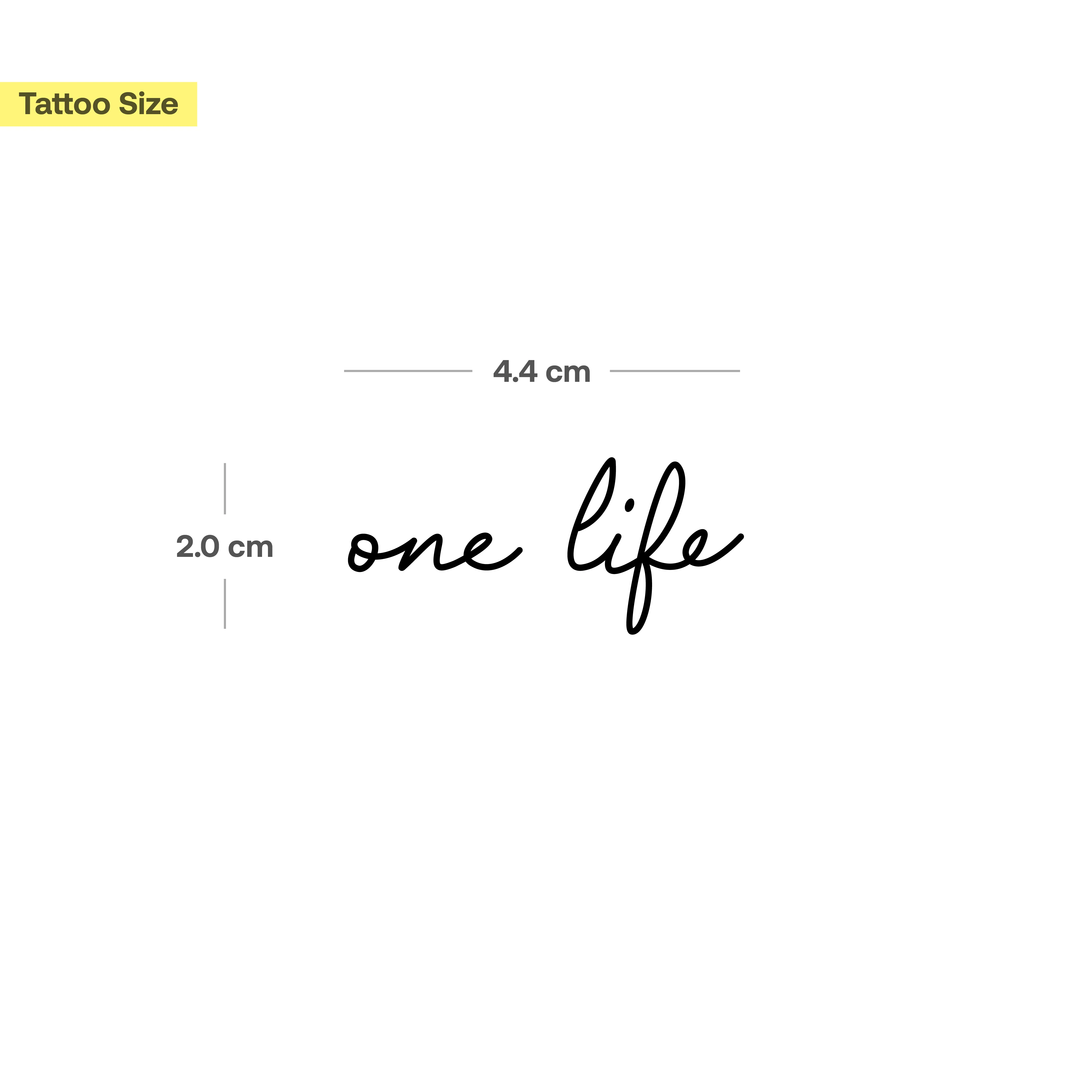 One life tatouage - Image 3