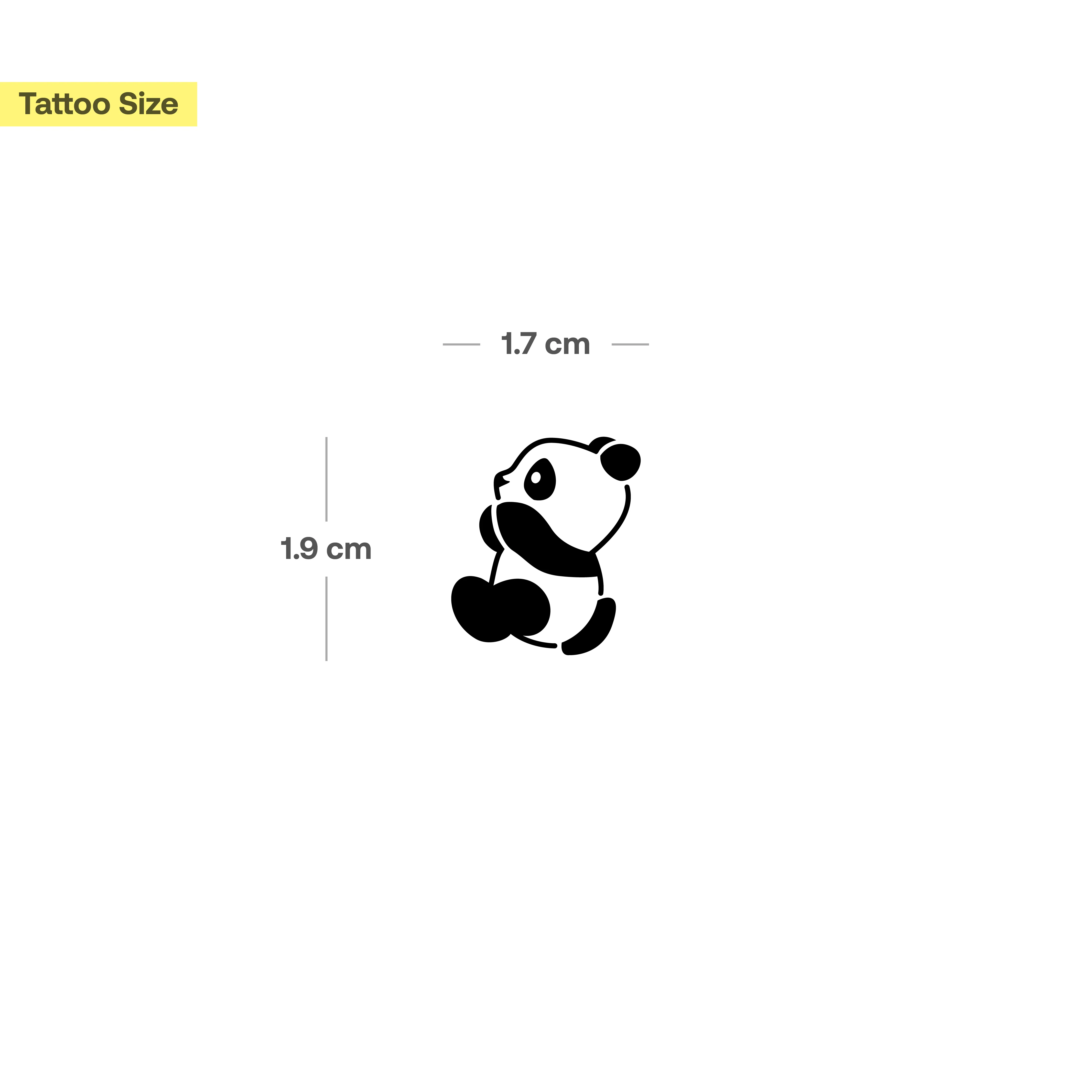 tatouage de panda - Image 3