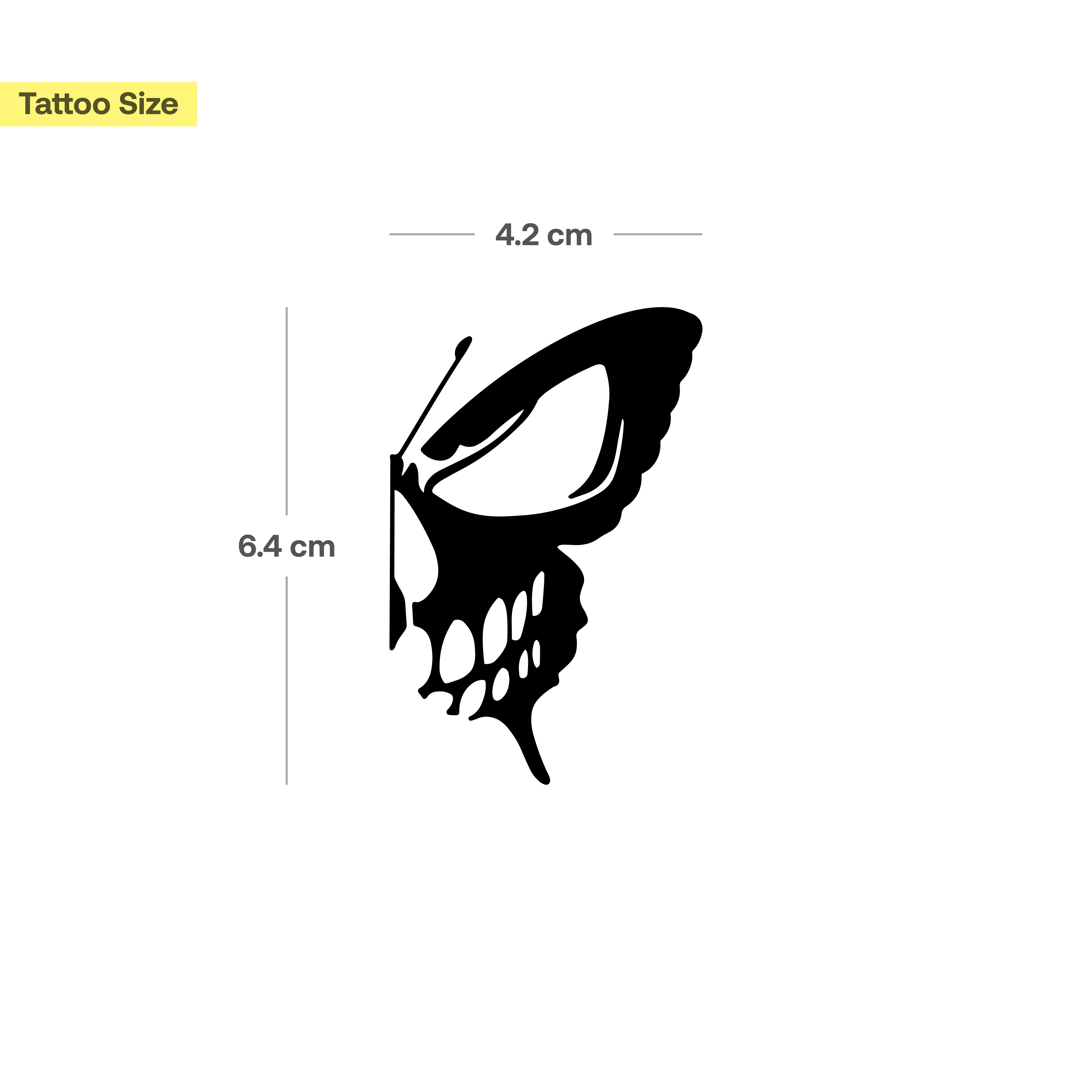 Papillon en tête de mort - Image 3