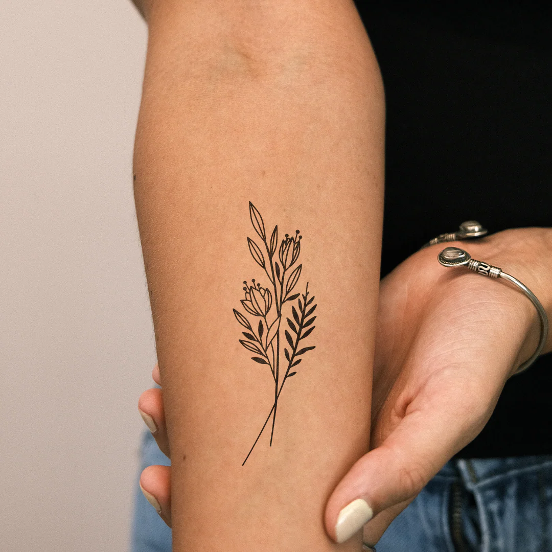 Paquet de tatouage de fleurs - Image 5