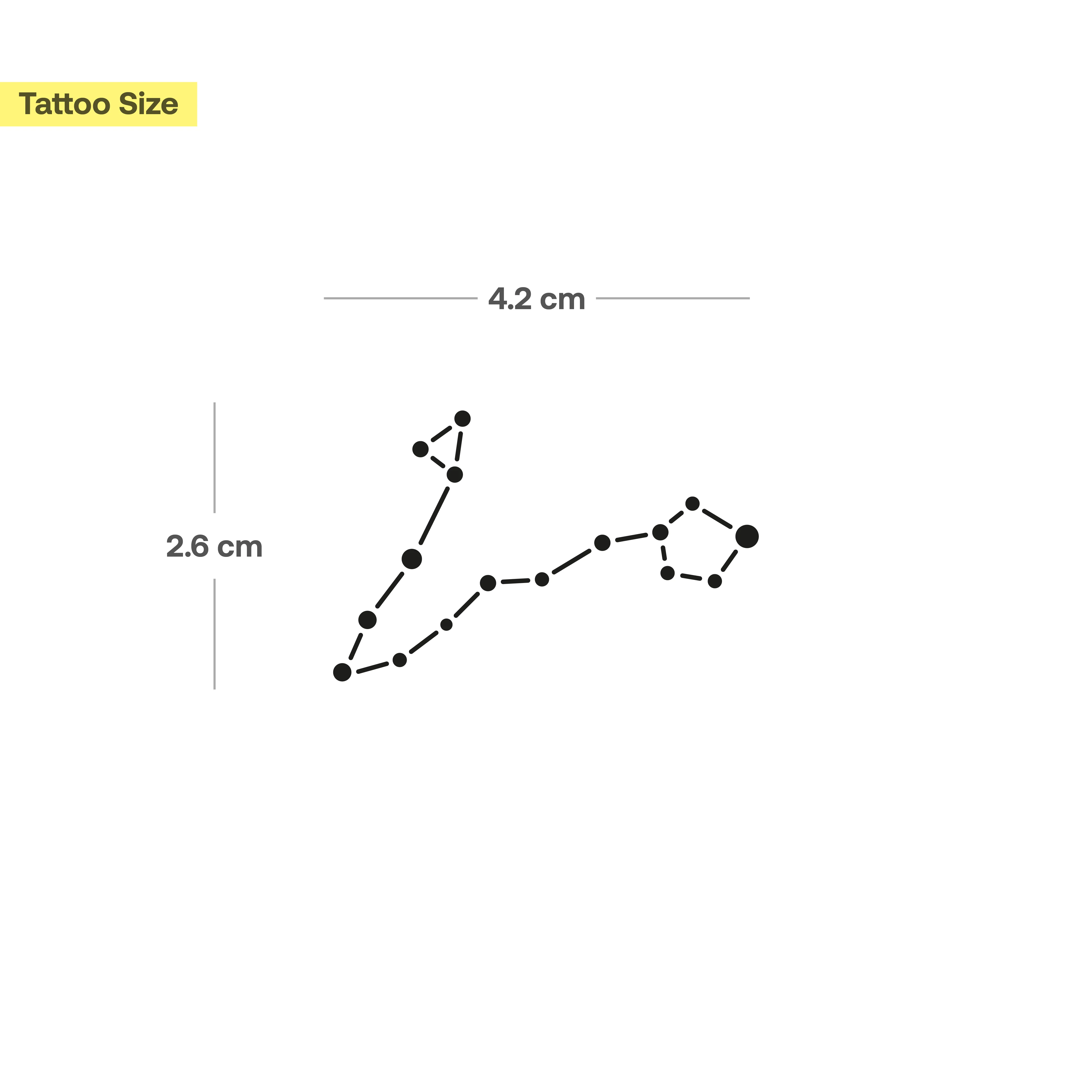 Tatouage constellation Poissons - Image 3