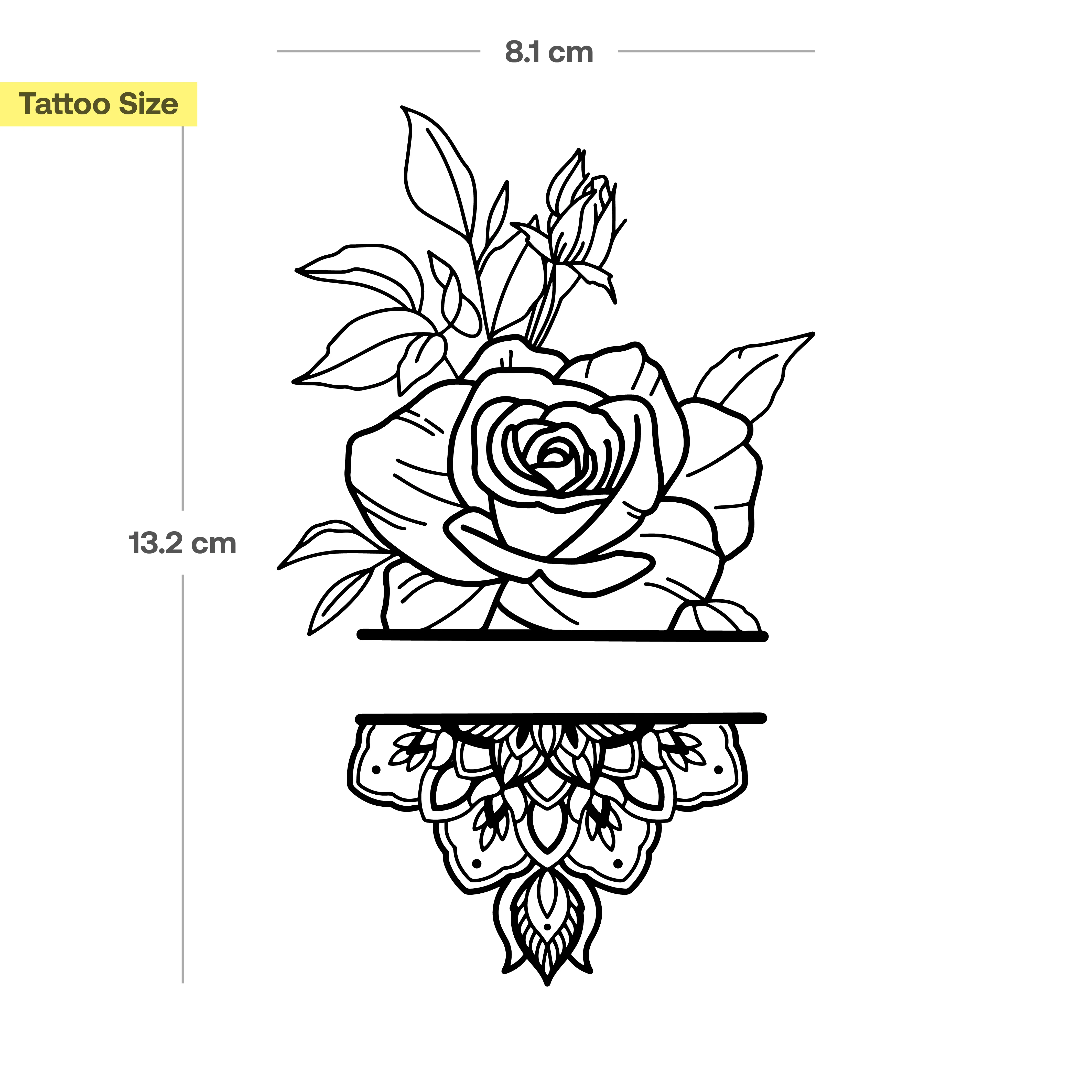 Rose et mandala - Image 3