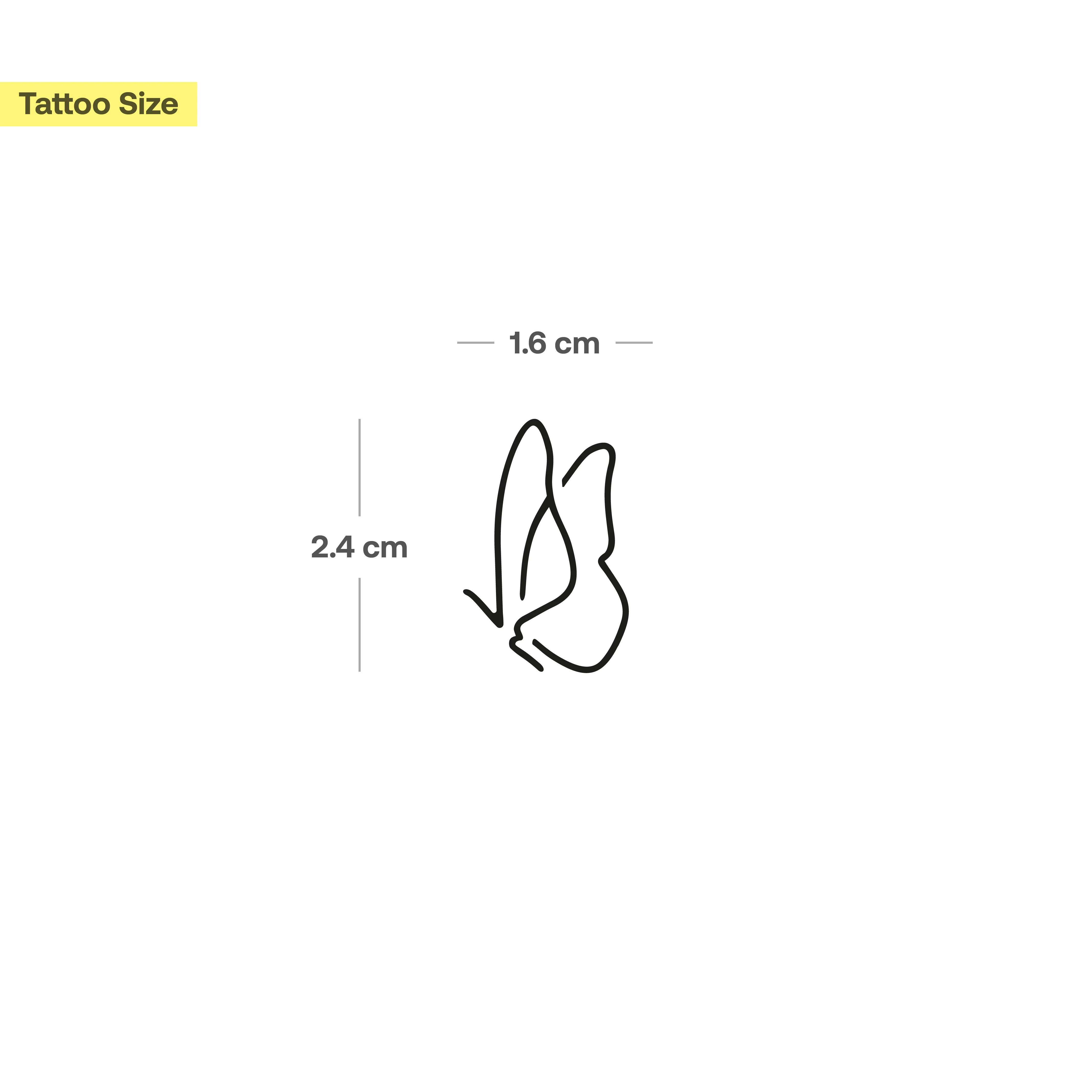Tatouage Papillon - Lot de 2 - Image 3