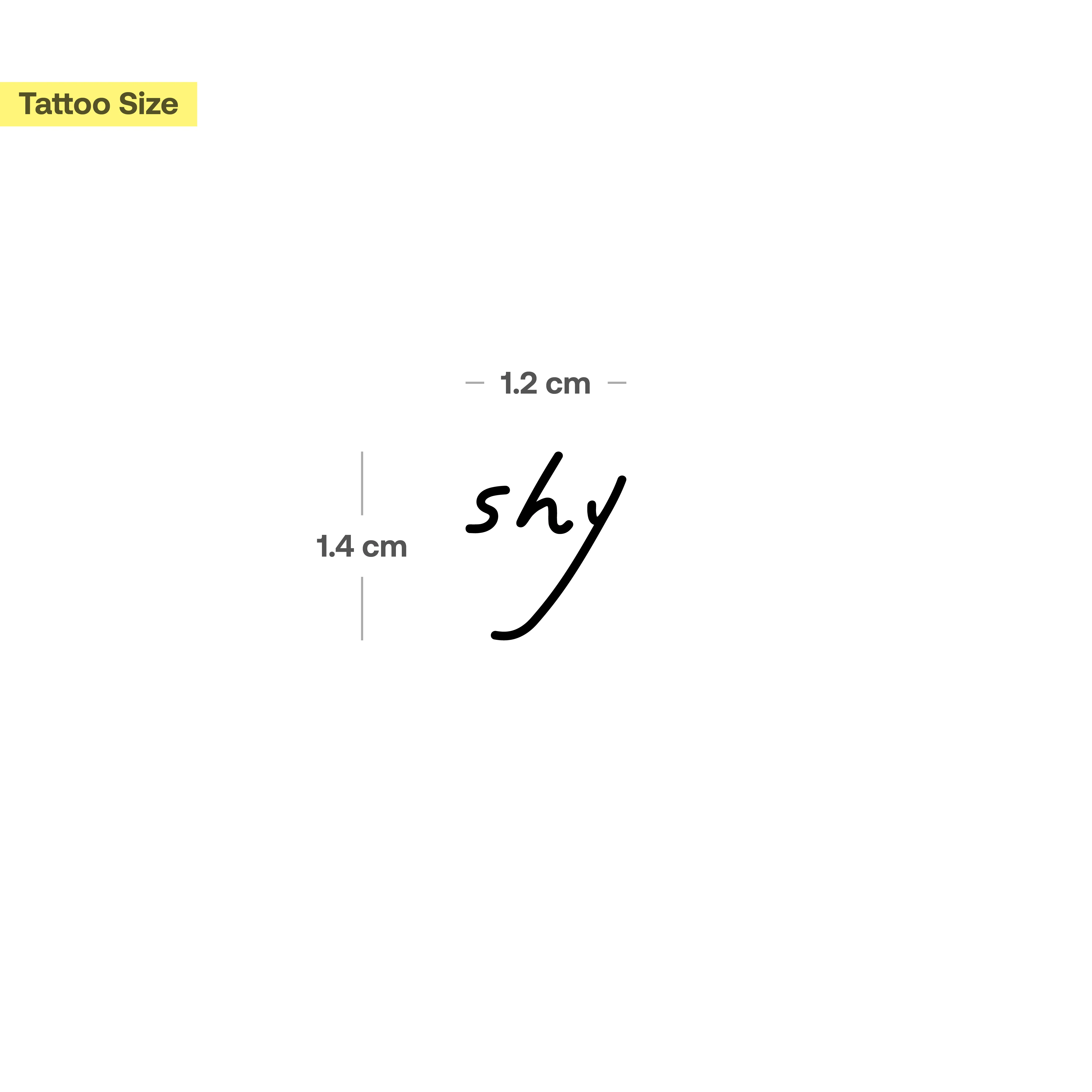 Tatouage Shy - Image 3