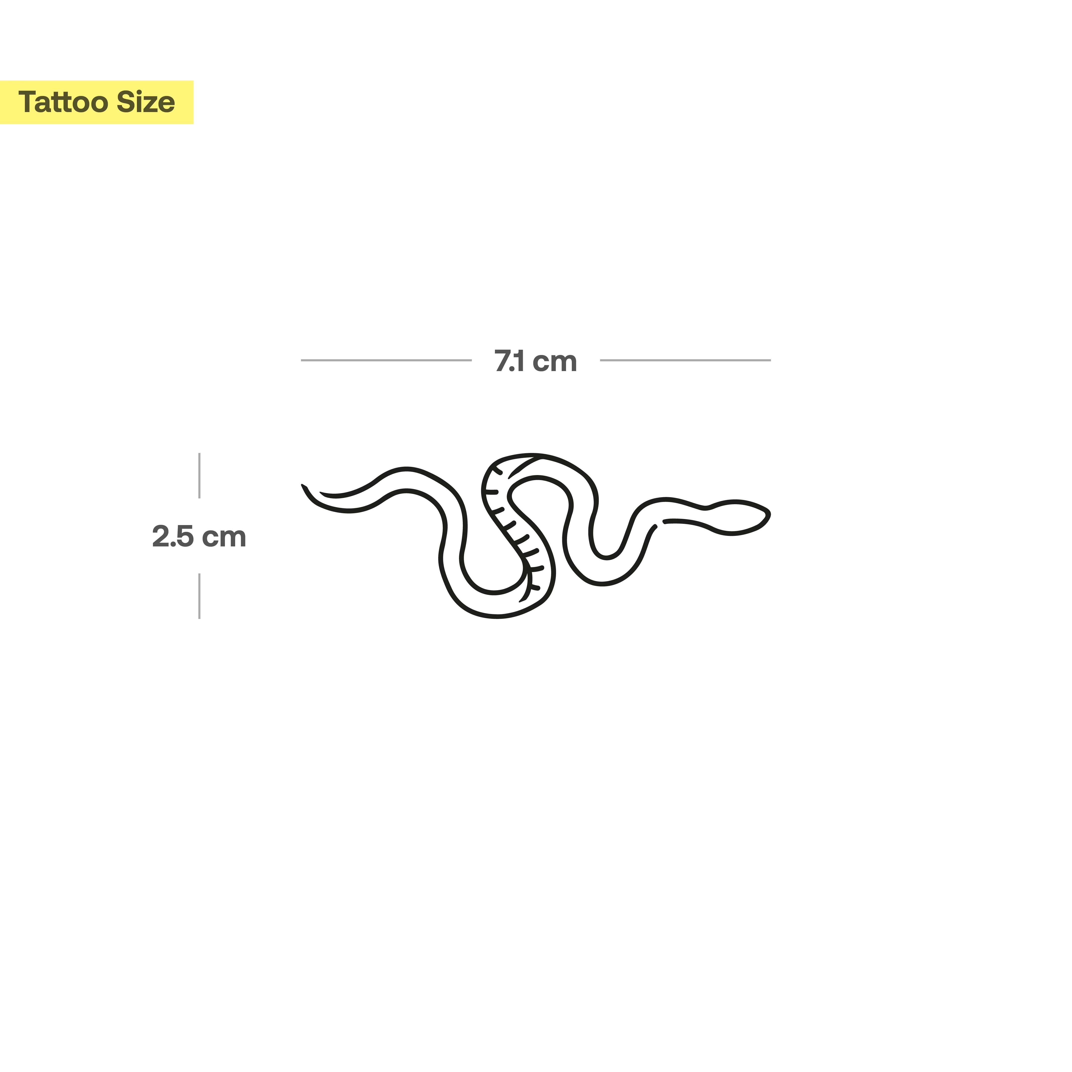 Tatouage à motifs de serpent - Image 3