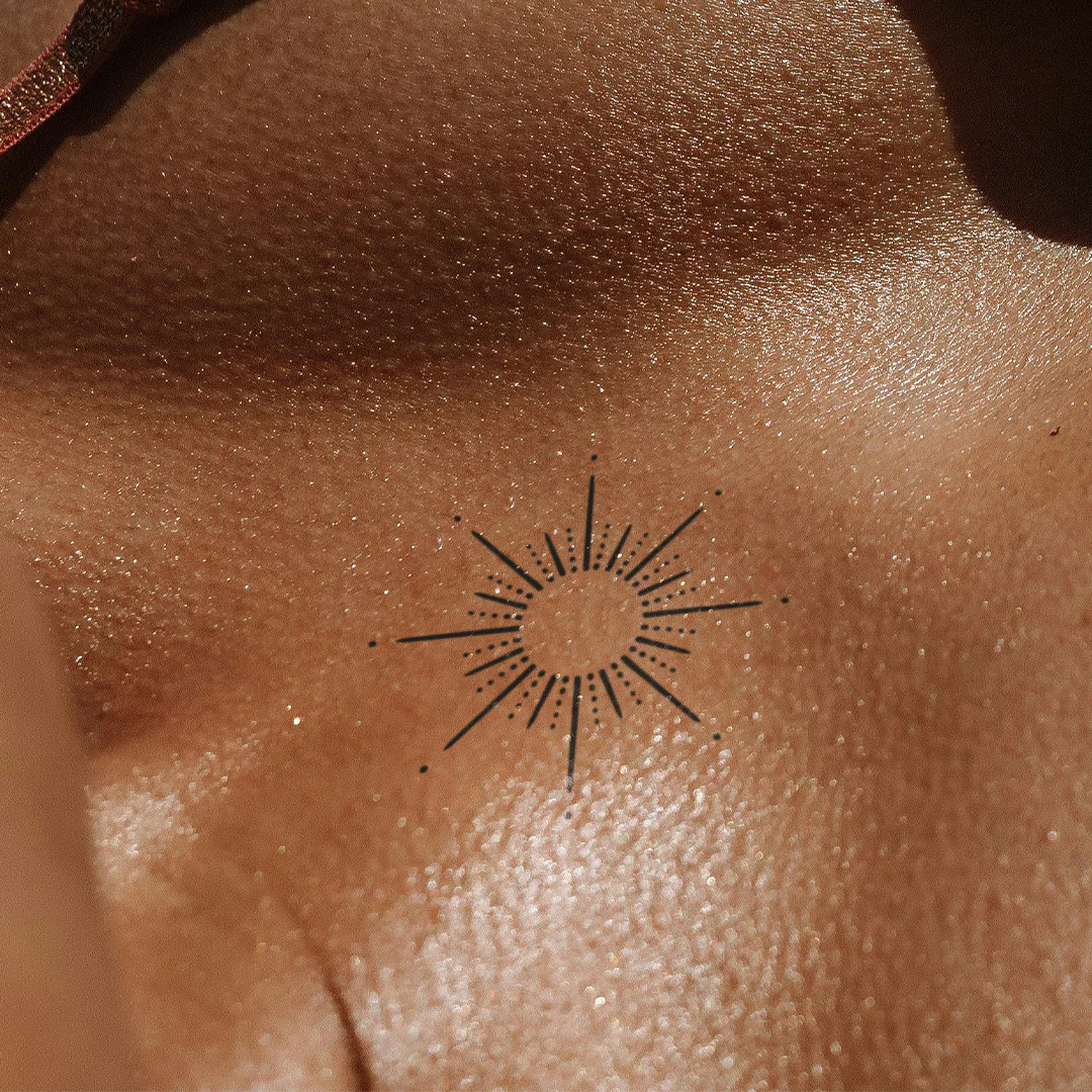 Tatouage d'ornement de soleil - Image 4