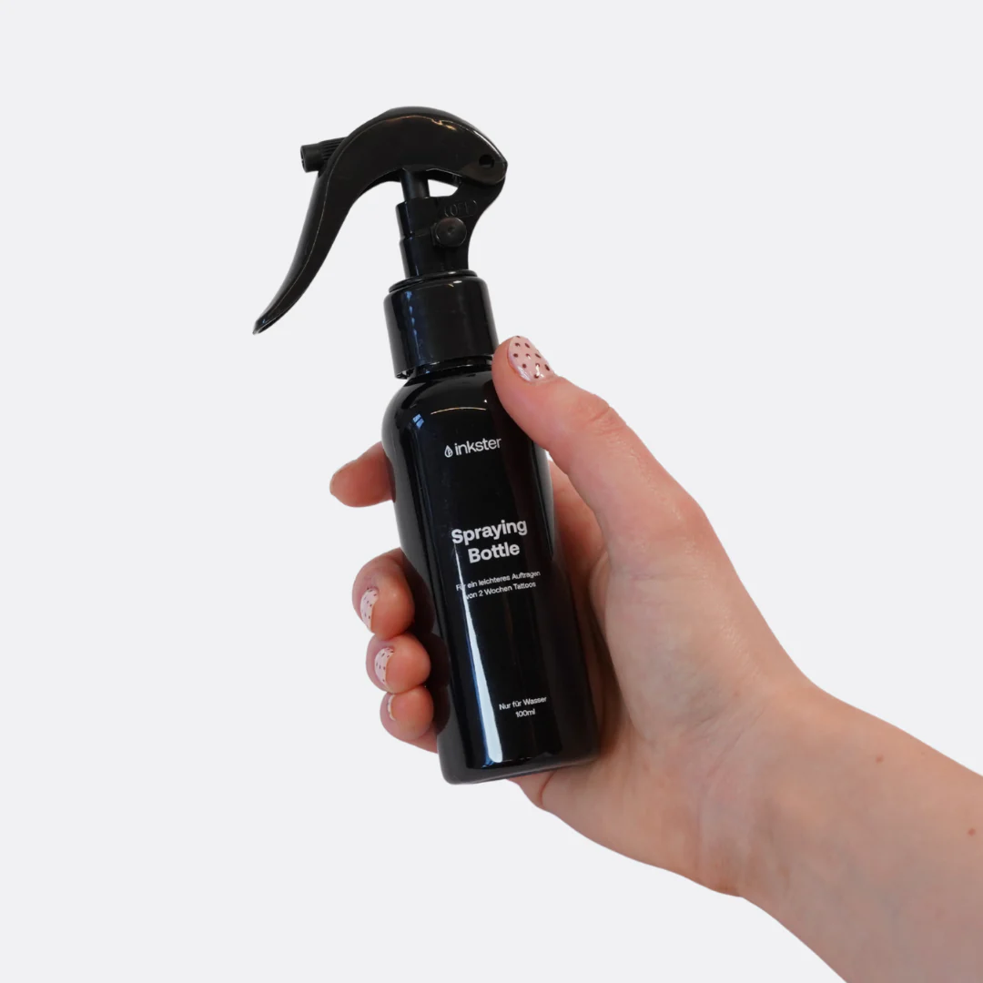 Spray pour application flexible des grands tatouages