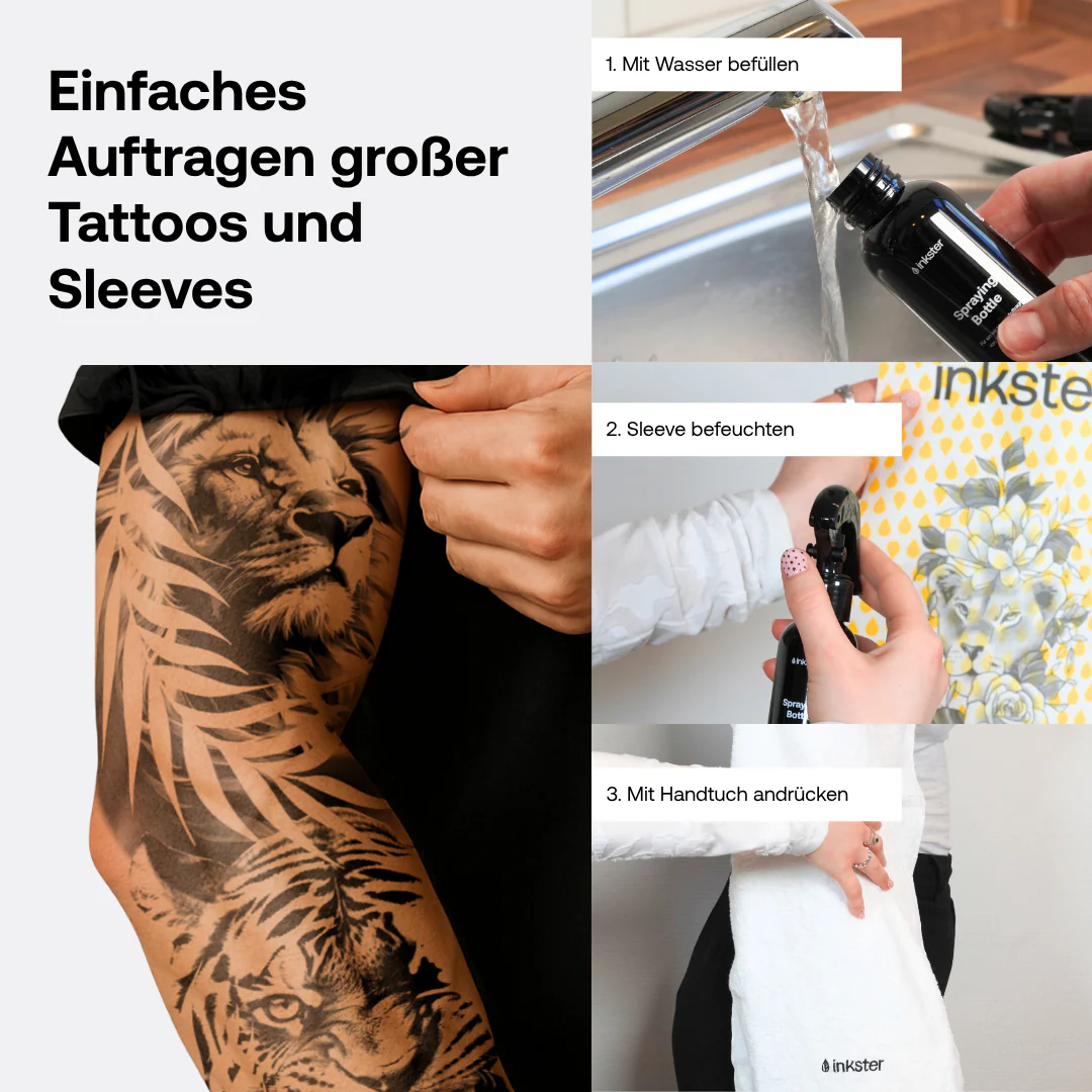 Spray pour application flexible des grands tatouages - Image 2