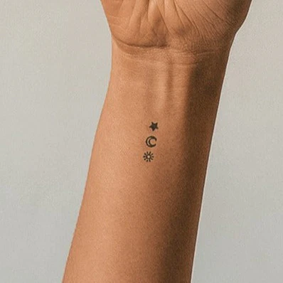 Etoile, lune, soleil I Tattoo