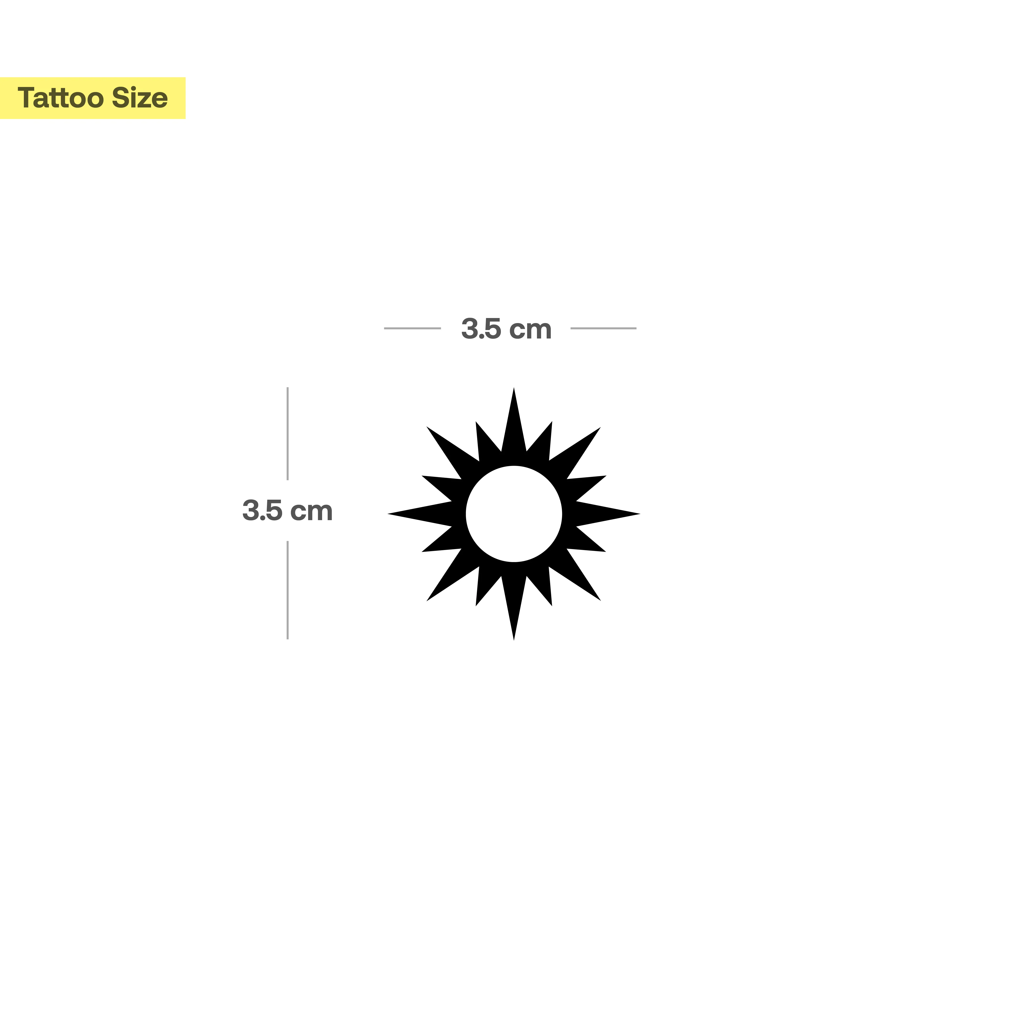 Tatouage Etoile Soleil - Image 3