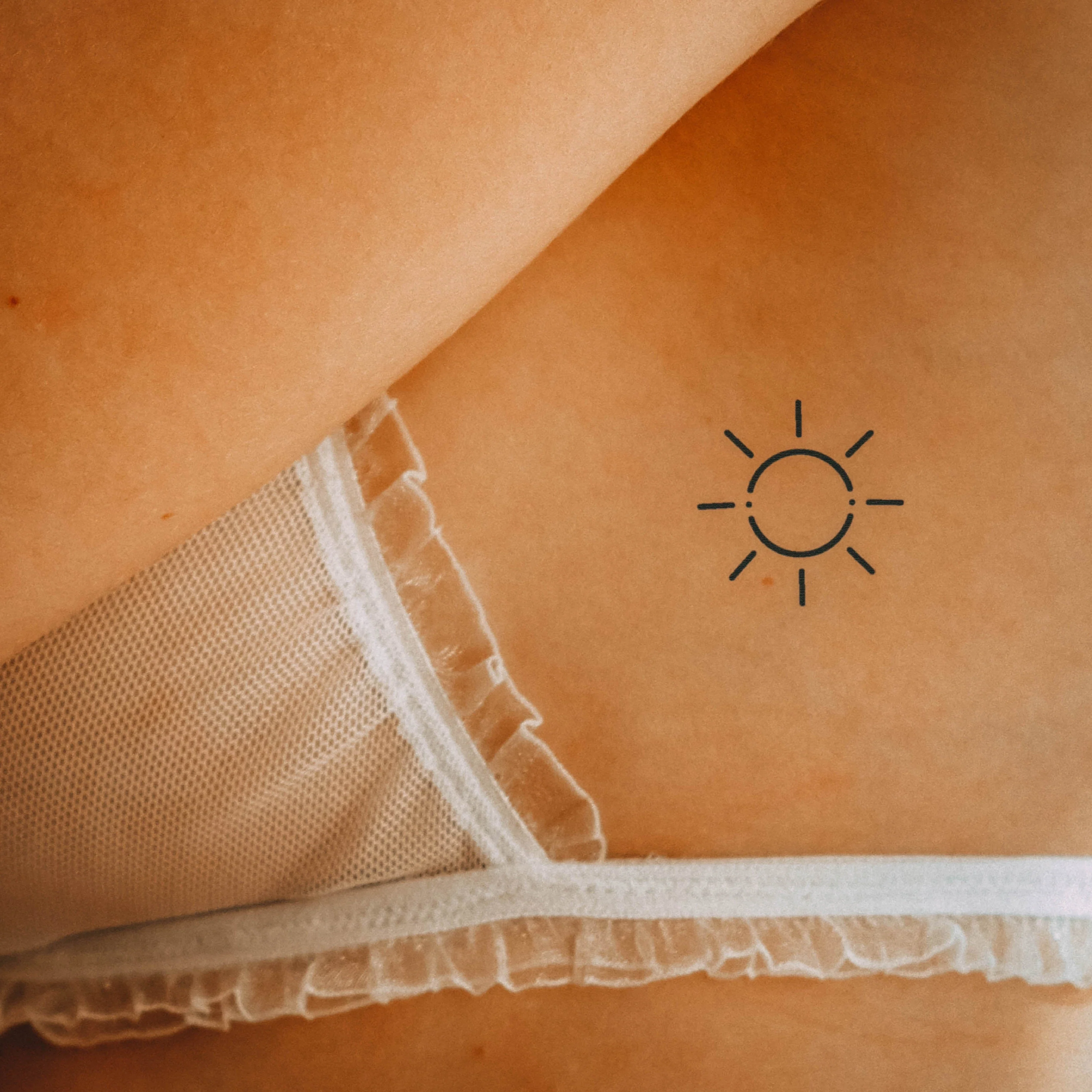 Tatouage de la lumière du soleil