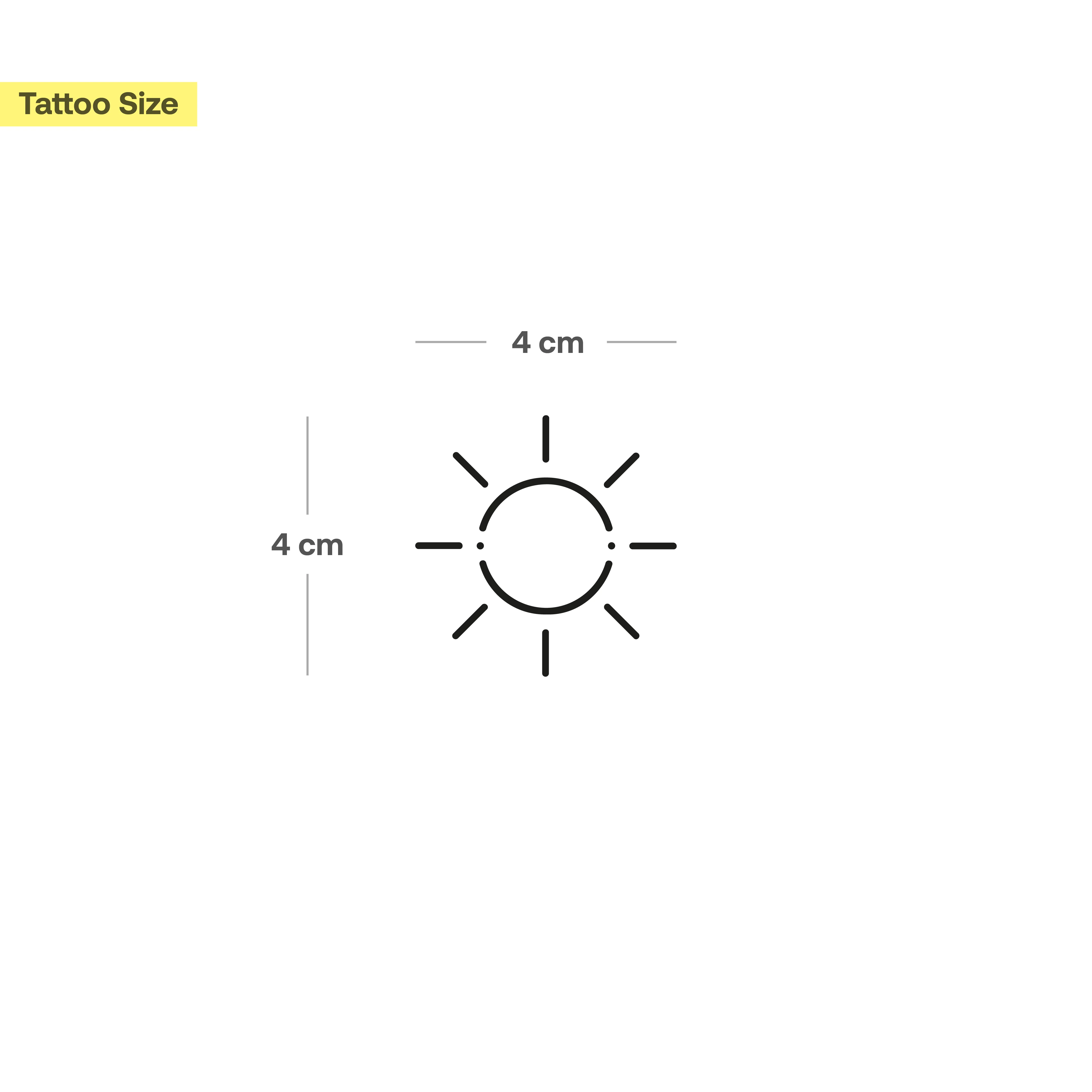 Tatouage de la lumière du soleil - Image 2