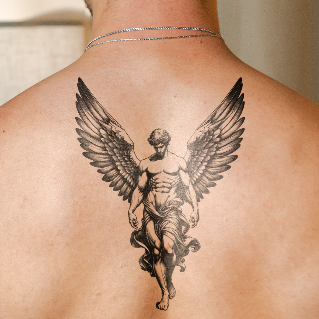 Tatouage Ange Gracieux